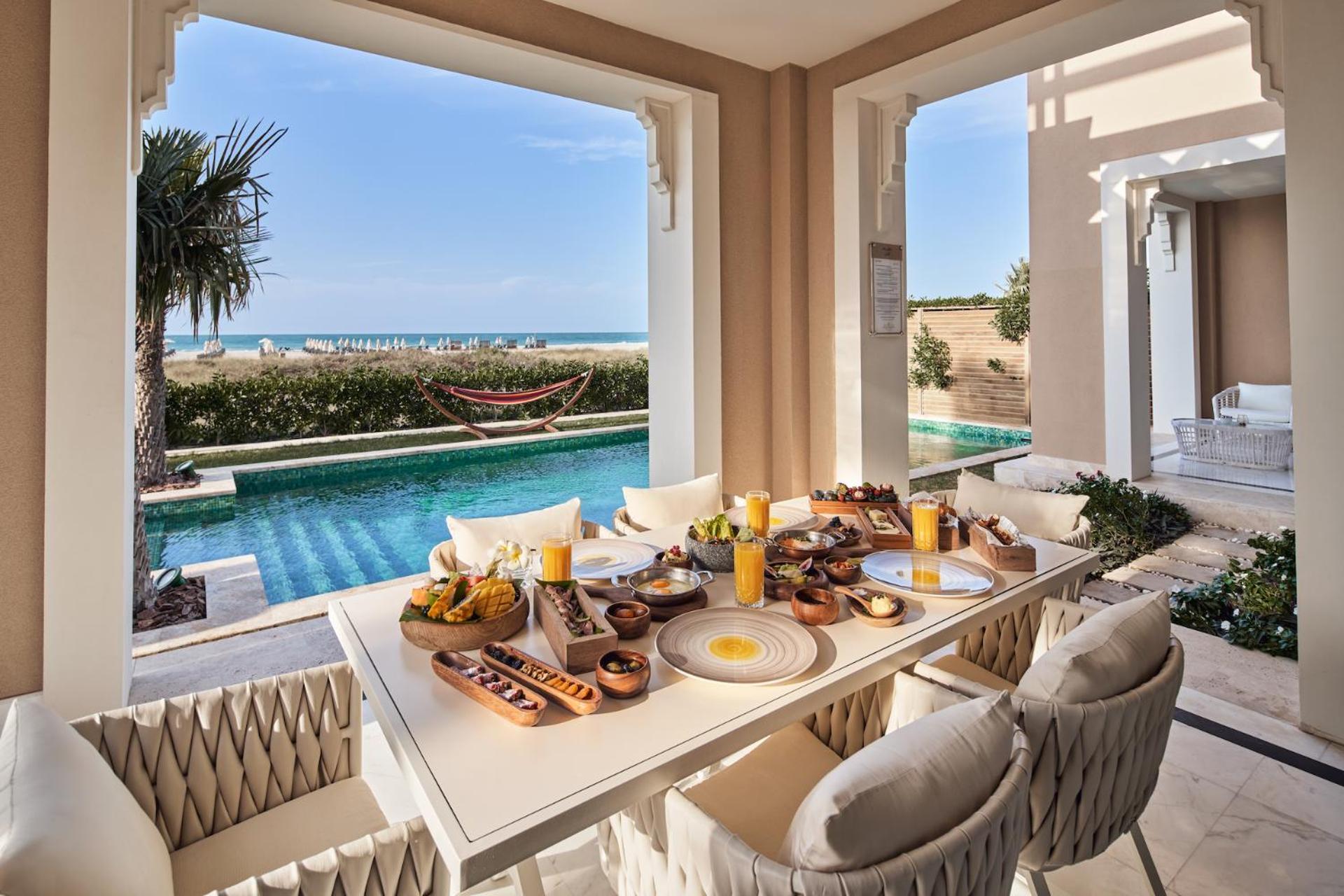 outdoor BBQ area