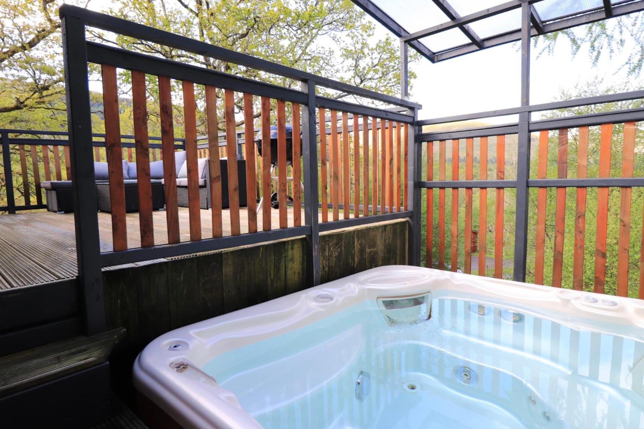Balquhidder Braes Holiday Park Lodges, mostly with Hot Tubs and pet friendly, EV facilities view 4