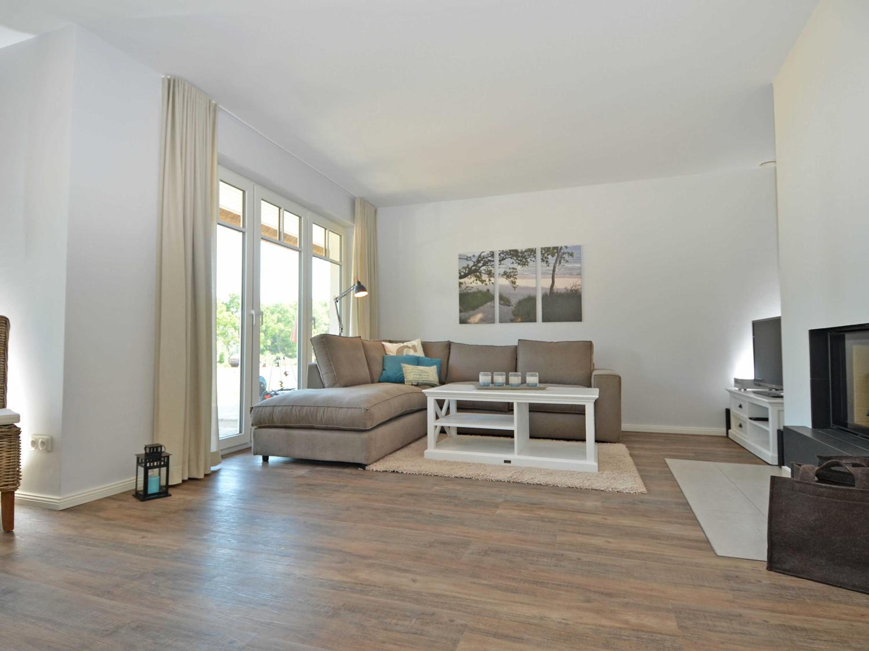 Reethus am Strand - Haushälfte 2 mit Kamin, Sauna view 2