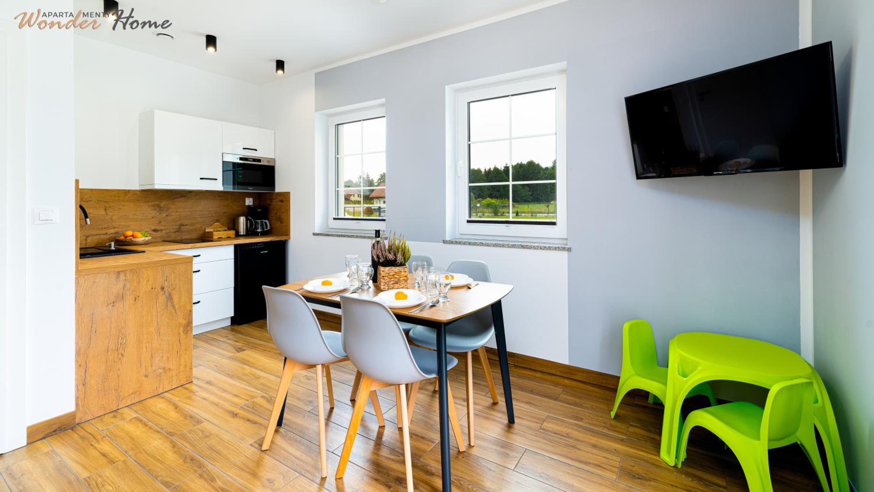 Wonder Home - Apartamenty Halo Karkonosze z ogrodem, sezonowym basenem, placem zabaw i widokiem na Śnieżkę - zlokalizowane blisko Karpacza