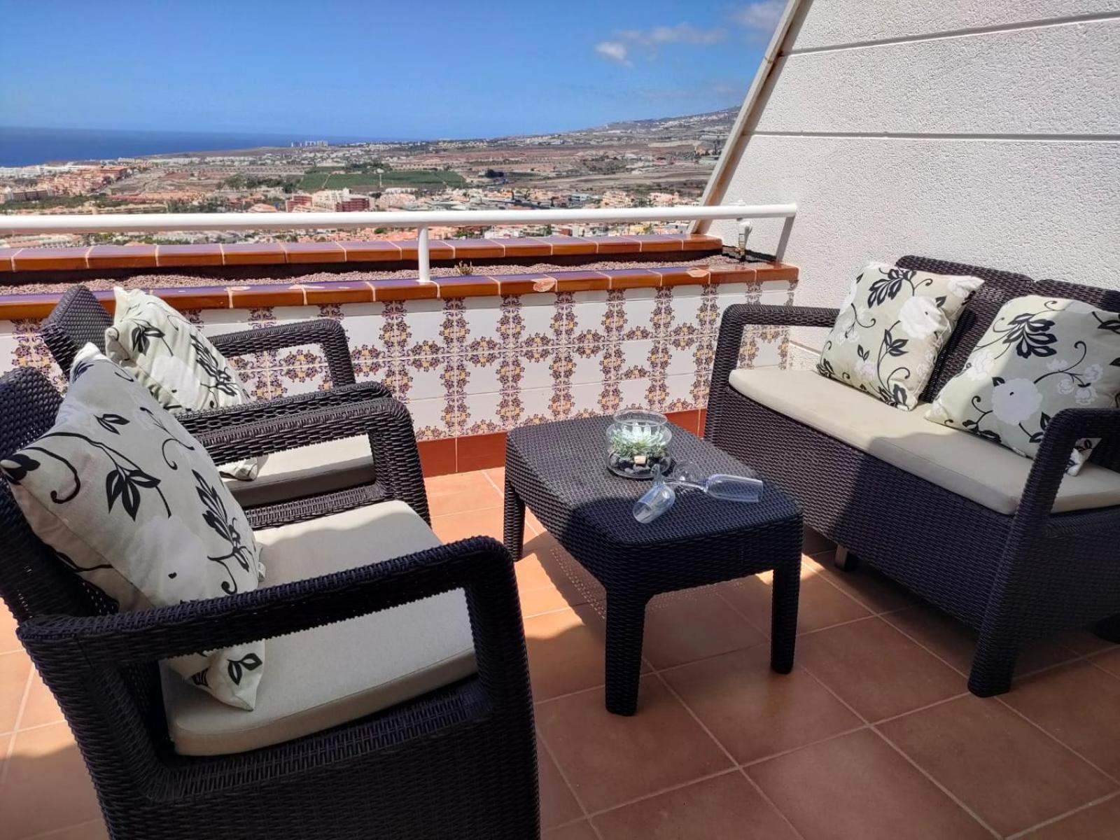 beautiful sunset view