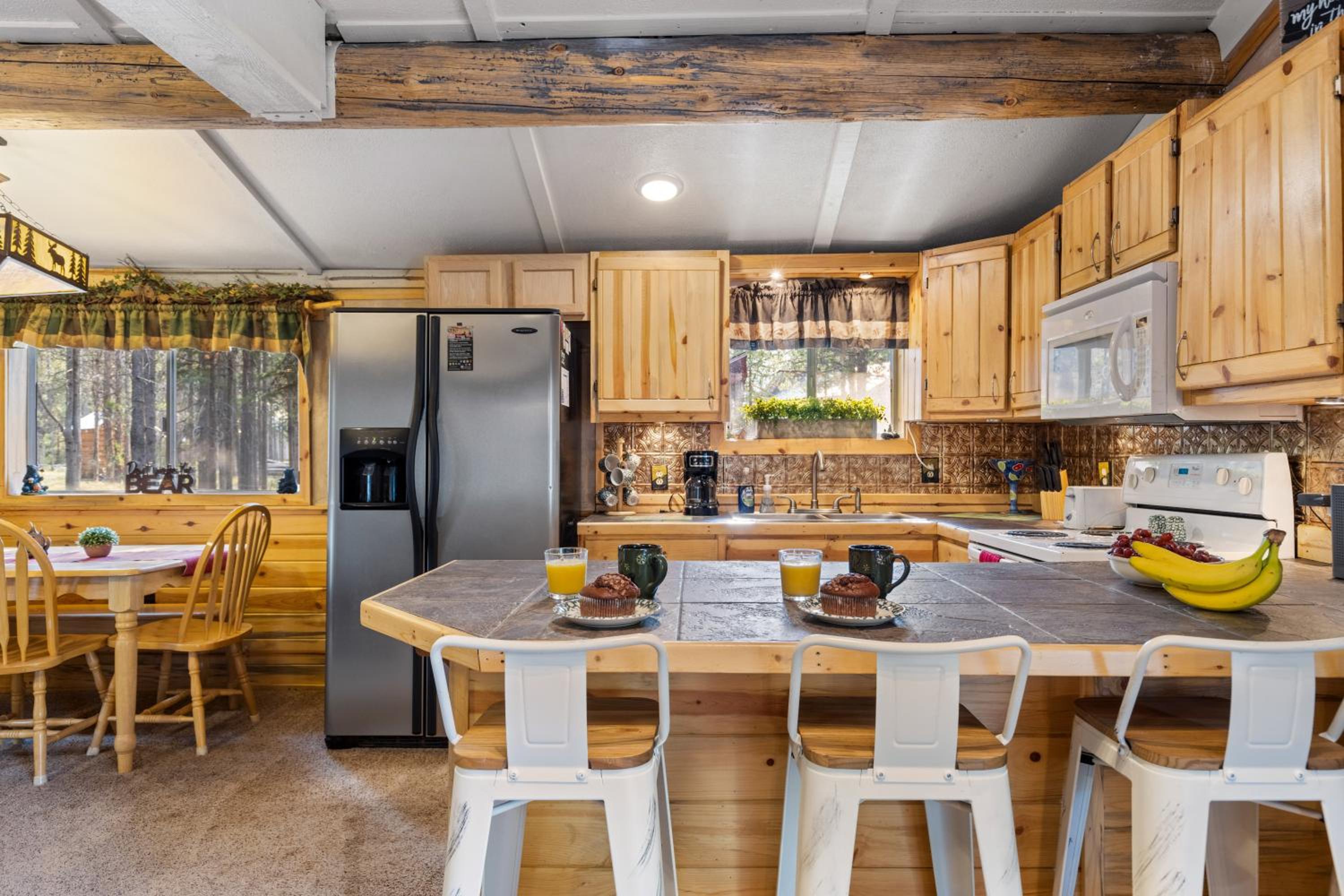 Hayloft Hollow by KABINO Fire Pit Fireplace Loft with Low Ceiling High Chair WiFi view 3