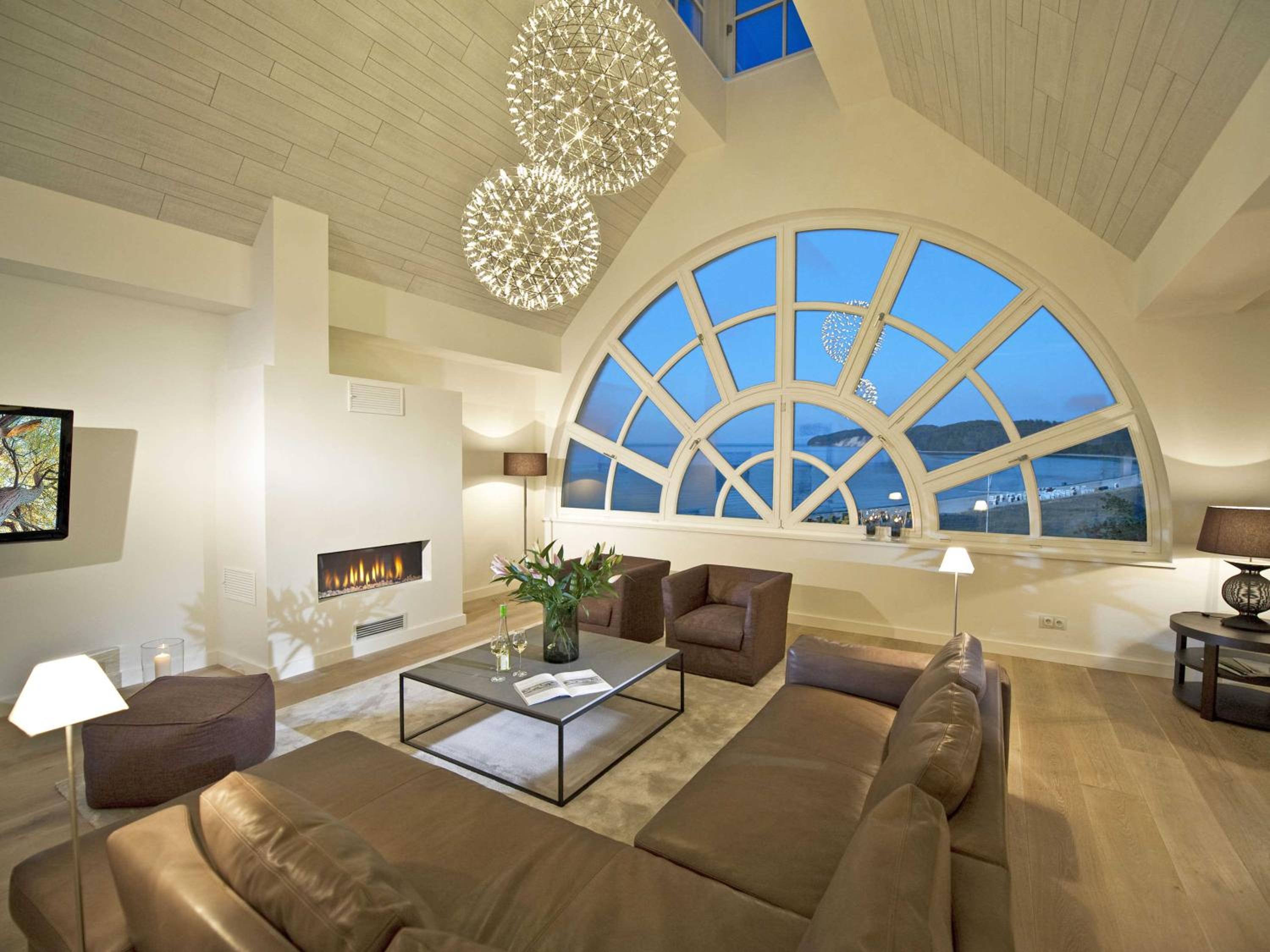 Strandschloss Binz - Penthouse "Royal Beach" mit Sauna, Kamin, Terrasse, Meerblick view 4