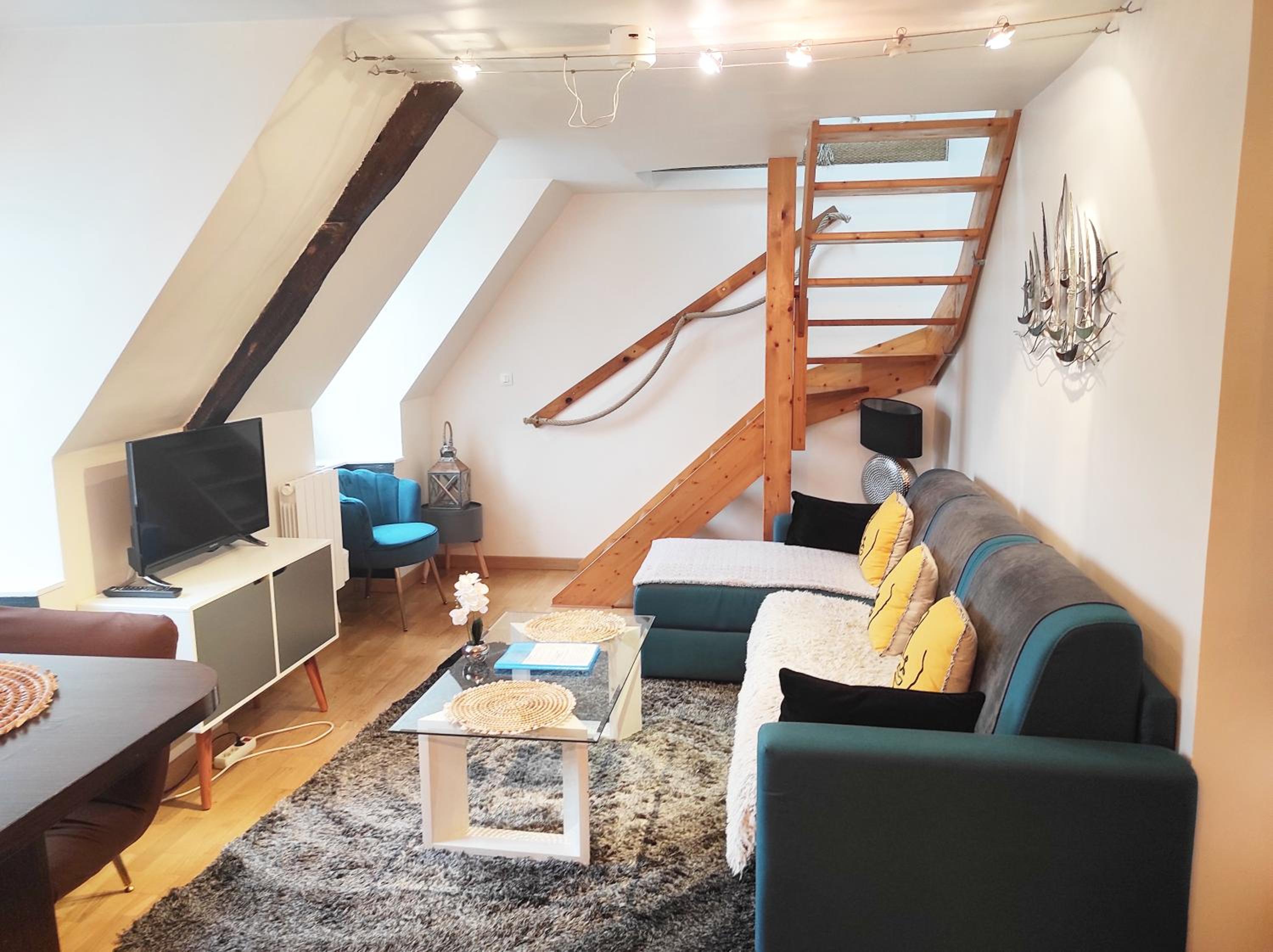 Appartement Saint Malo vue sur mer et sur intra muros, Ferry, plage et commerces à 50 m