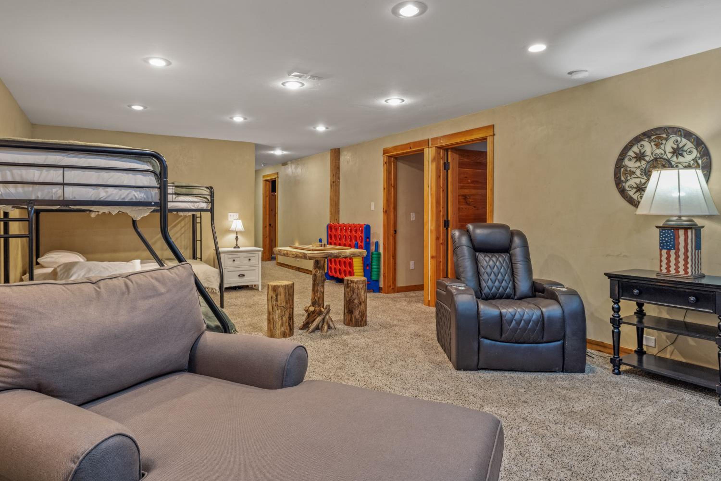 Liberty Lodge by KABINO Hot Tub Air Hockey 3 Living Rooms 7 bedrooms Boat Launch Reservoir ATV Snowmobile Trails WiFi view 4