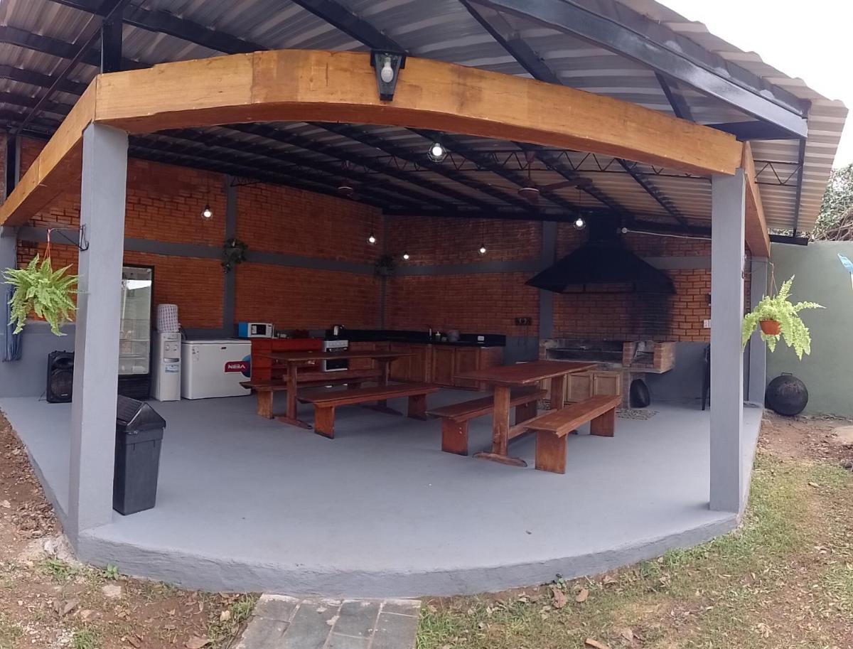 outdoor BBQ area