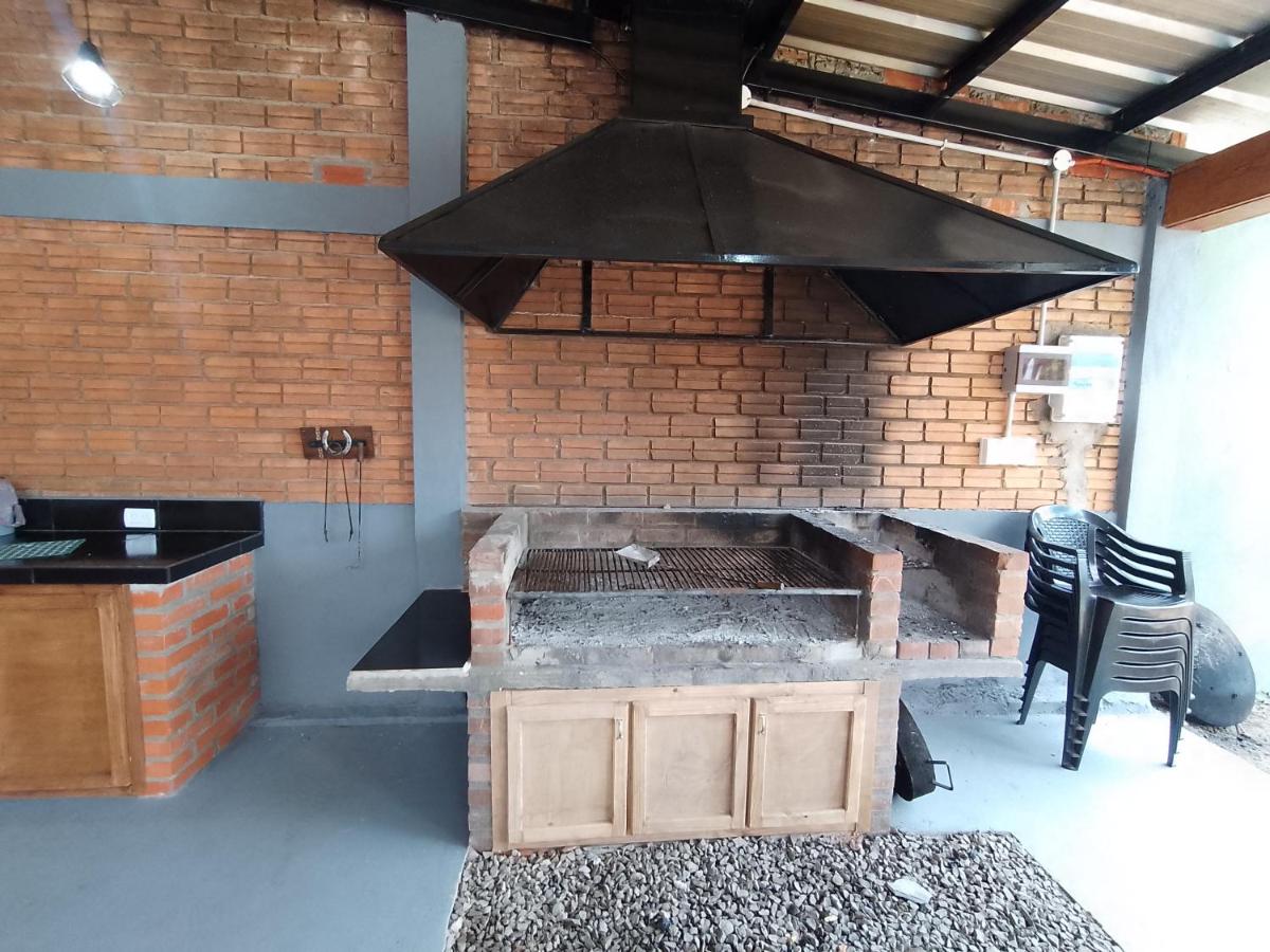 outdoor BBQ area