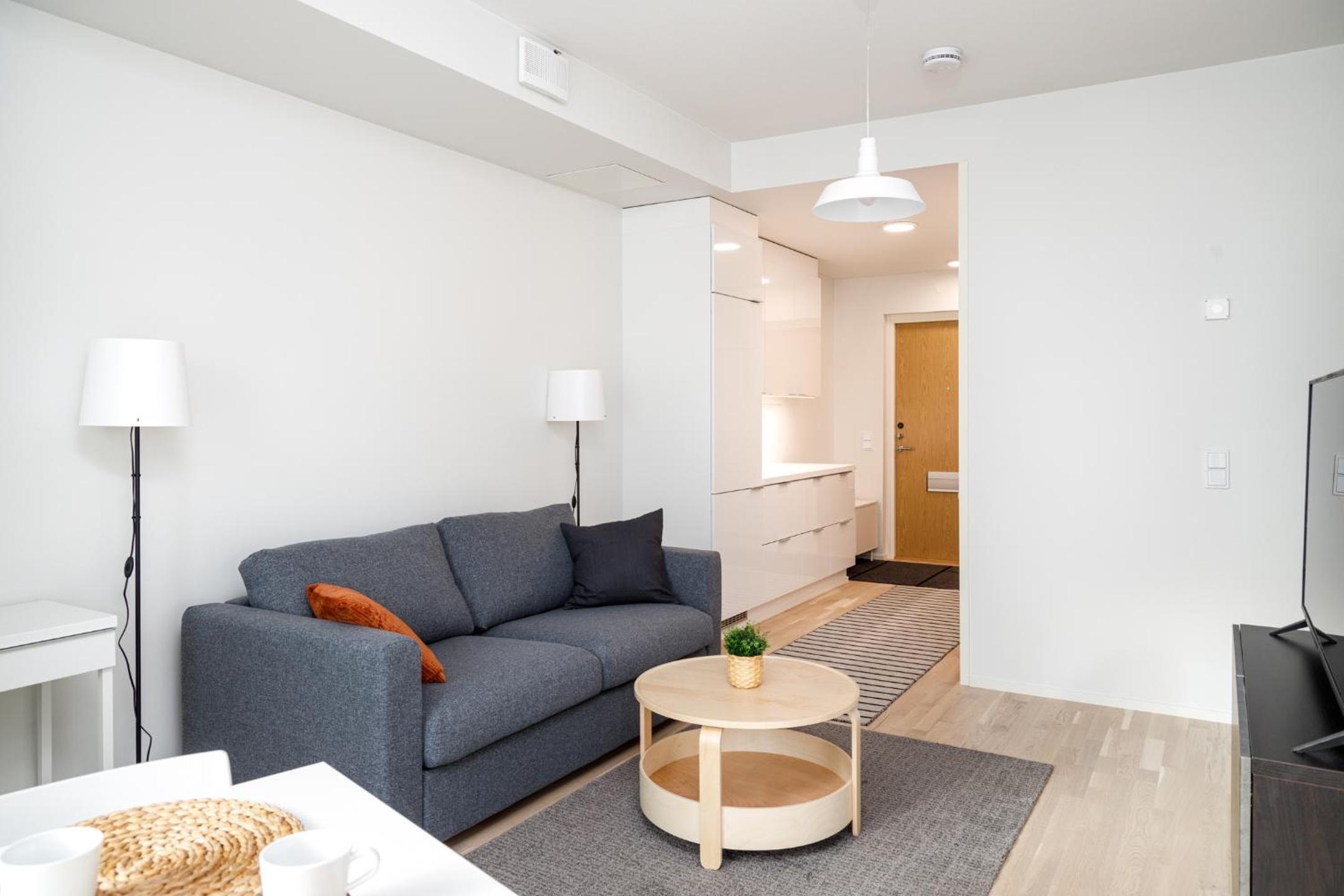 ULEABO Neat 48 m2 two-room flat with sauna view 3