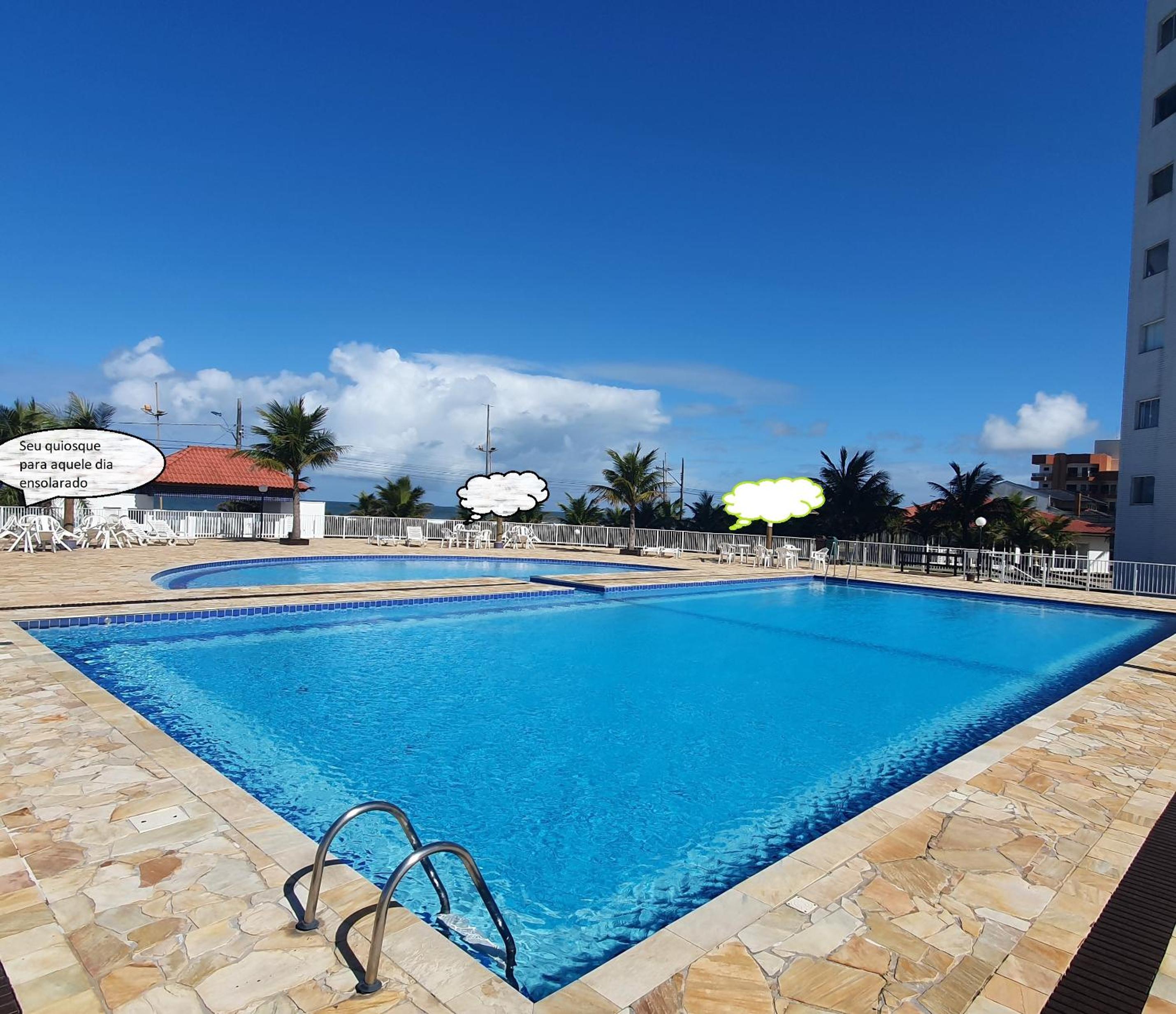 Apto Resort Cambuhy frente Mar até 6 pessoas