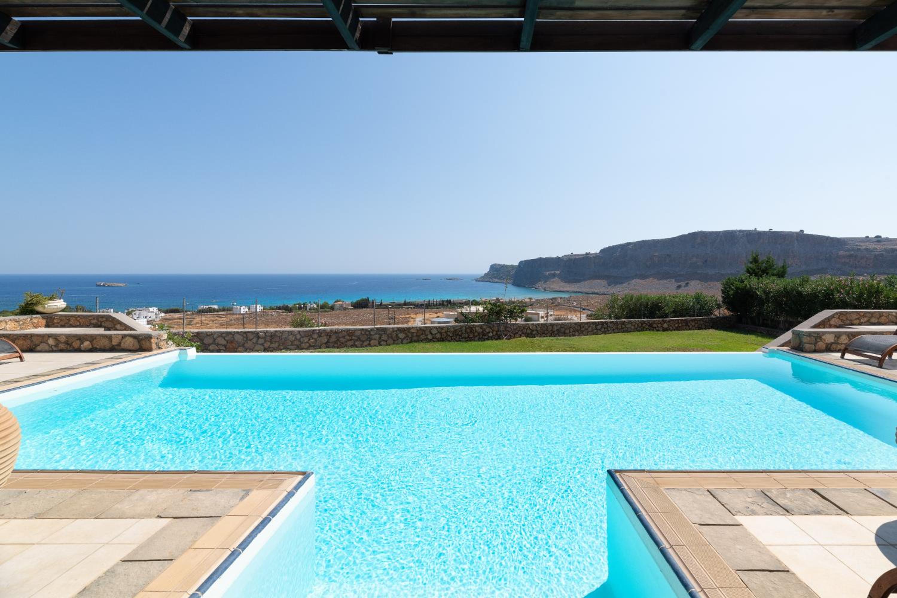 Villa Athena with Private Pool and Seaview view 3