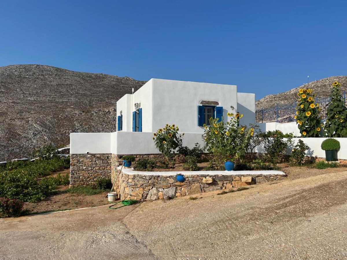 Cycladic houses in rural surrounding photo 3