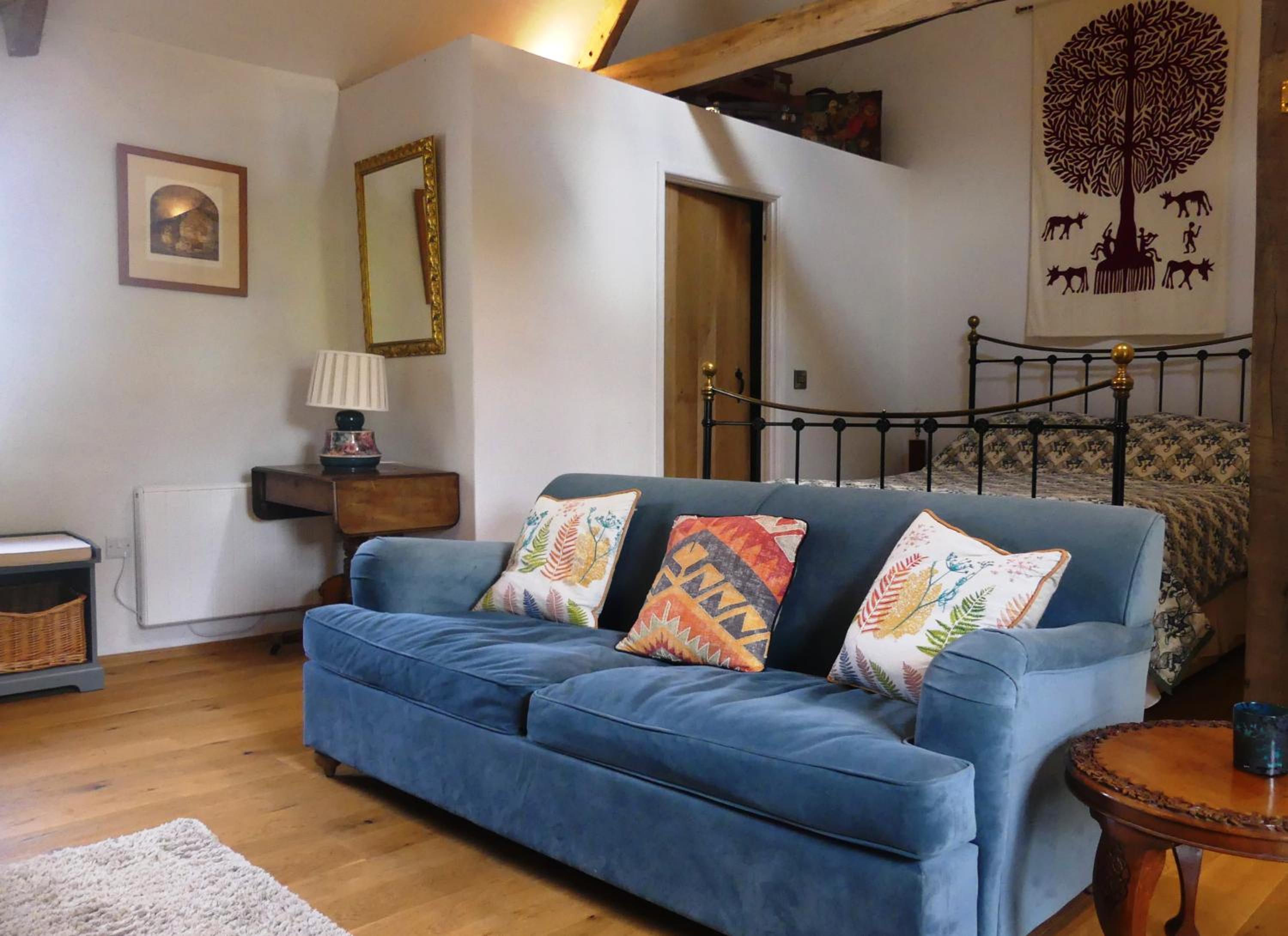 Rural 17th century barn studio apartment view 5