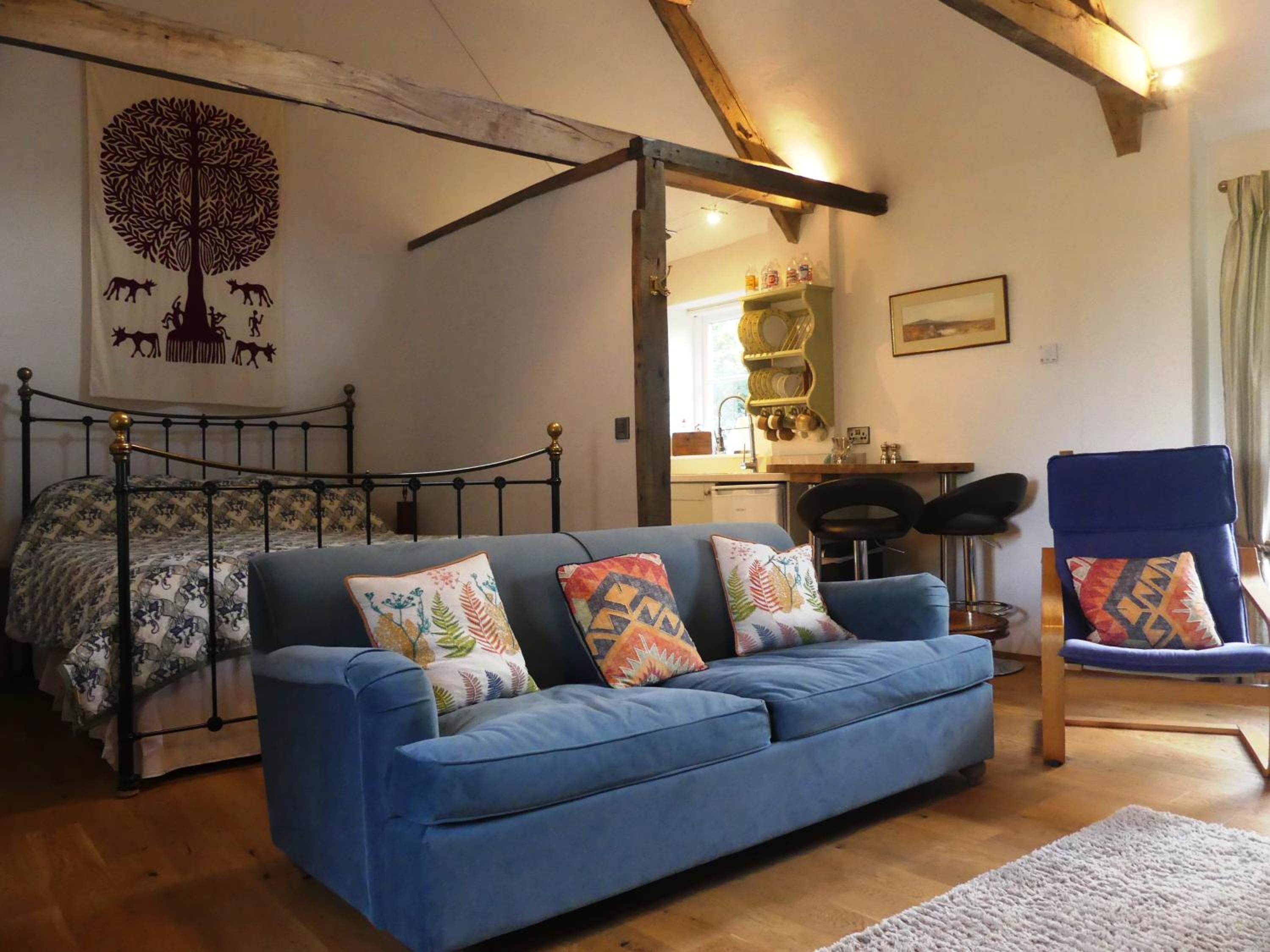 Rural 17th century barn studio apartment view 4