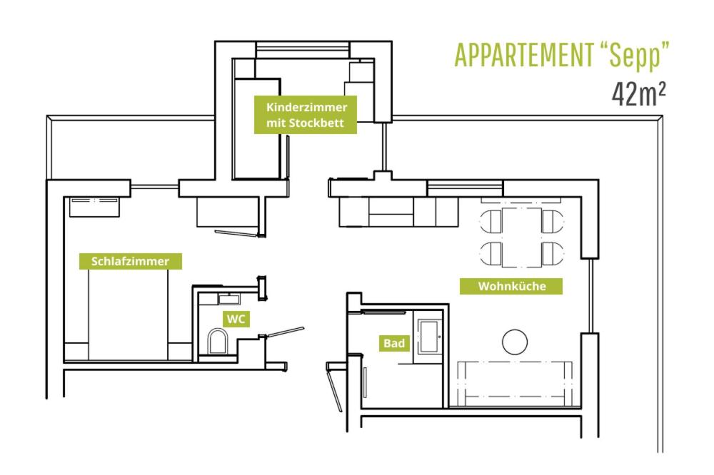 Apartments Untersüßgut Eben