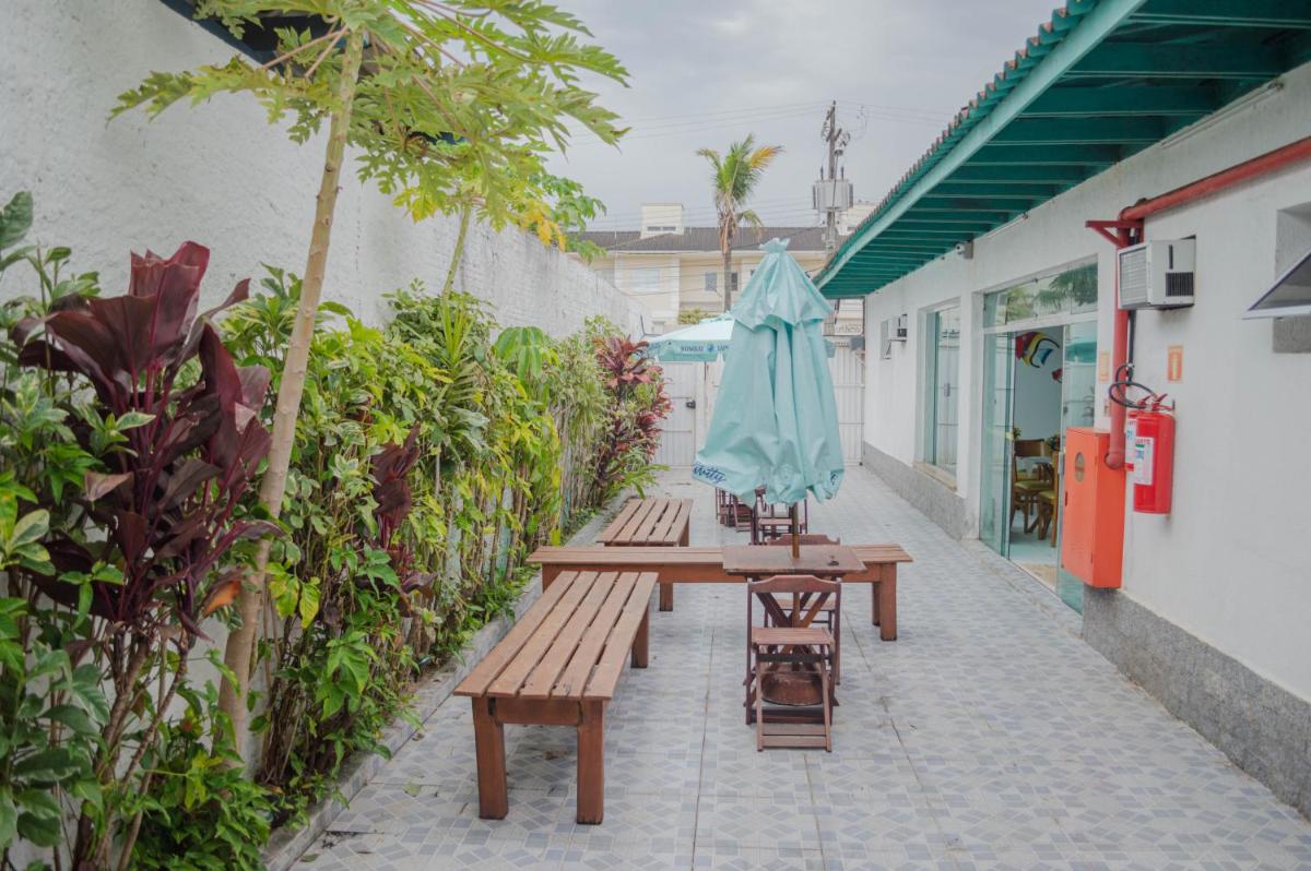 outdoor BBQ area