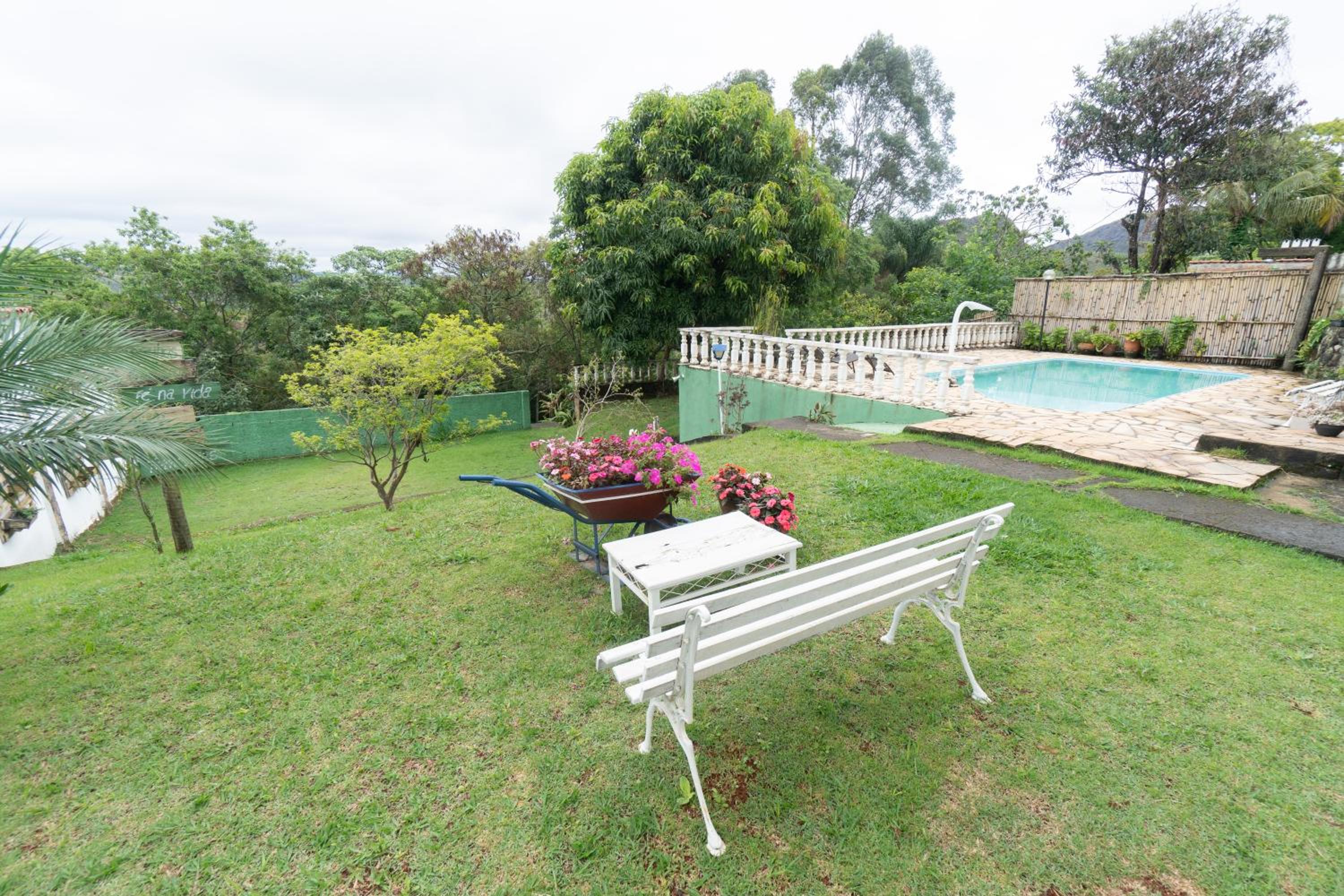 outdoor BBQ area