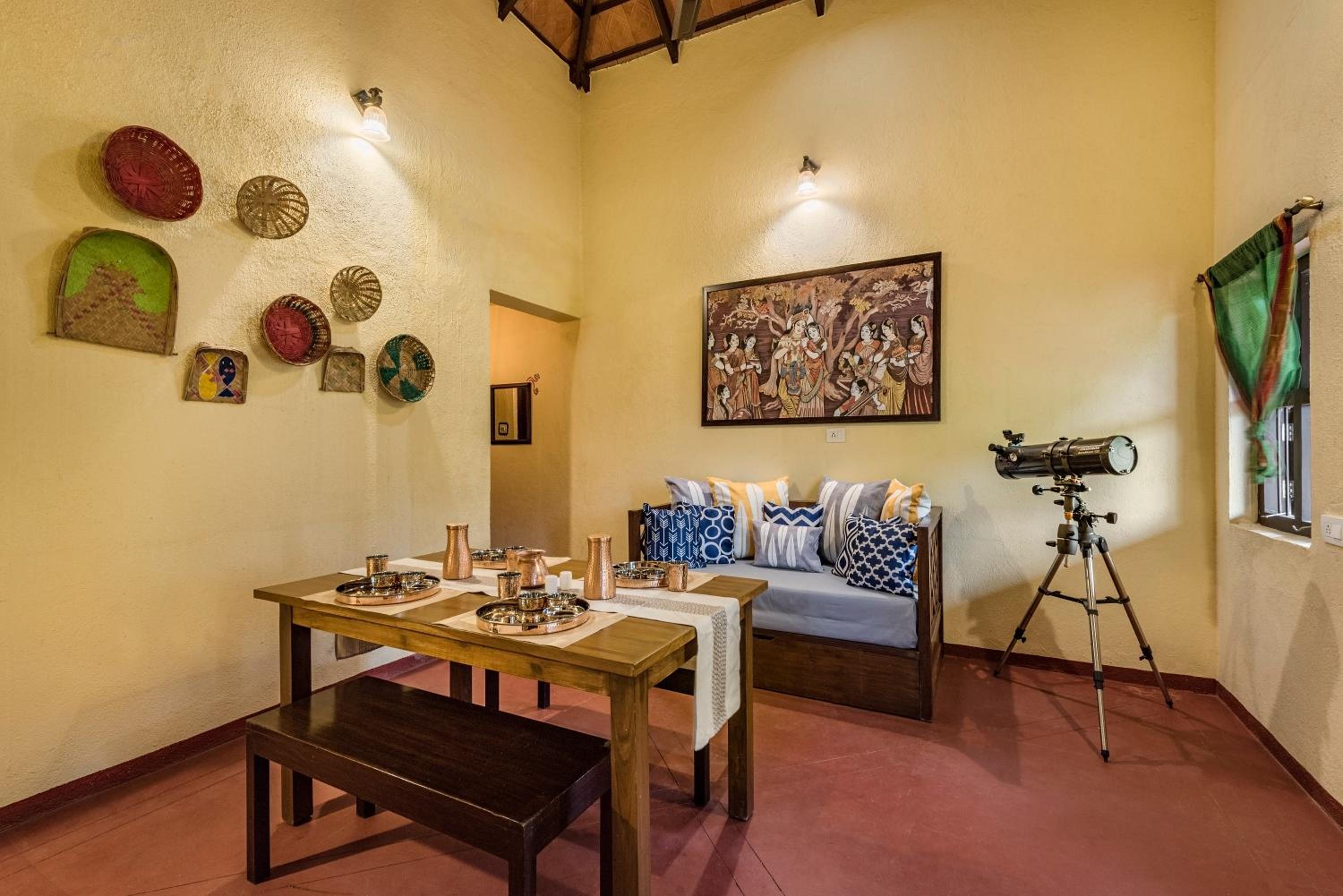 SaffronStays Sattva - 2BR Konkani-style eco farmhouse with wood-fired copper baths, orchard, forest walks & stargazing view 4