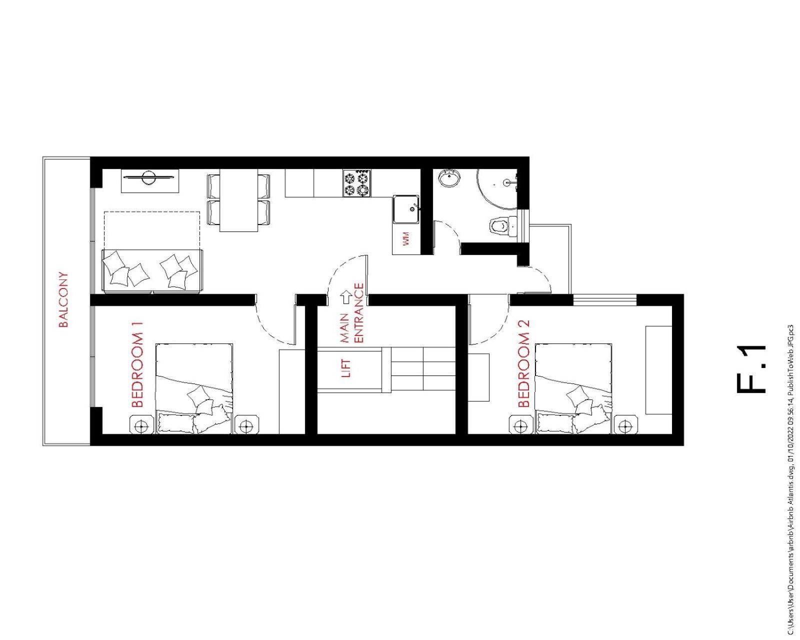 F1 - Modern two bedrooms Flat sea View, St Julians photo 4