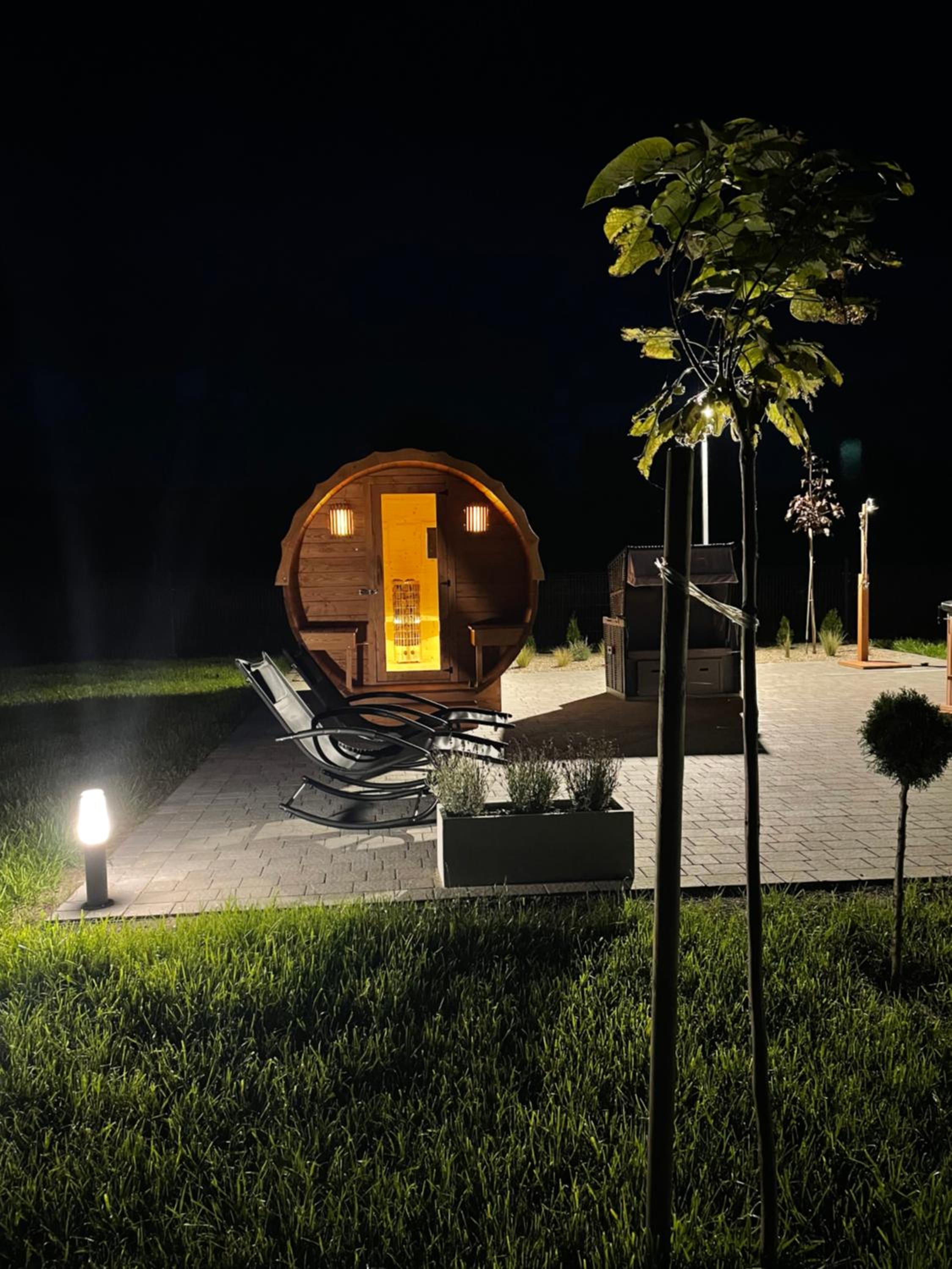 Leśna Osada -Dominikowo -sauna , balia