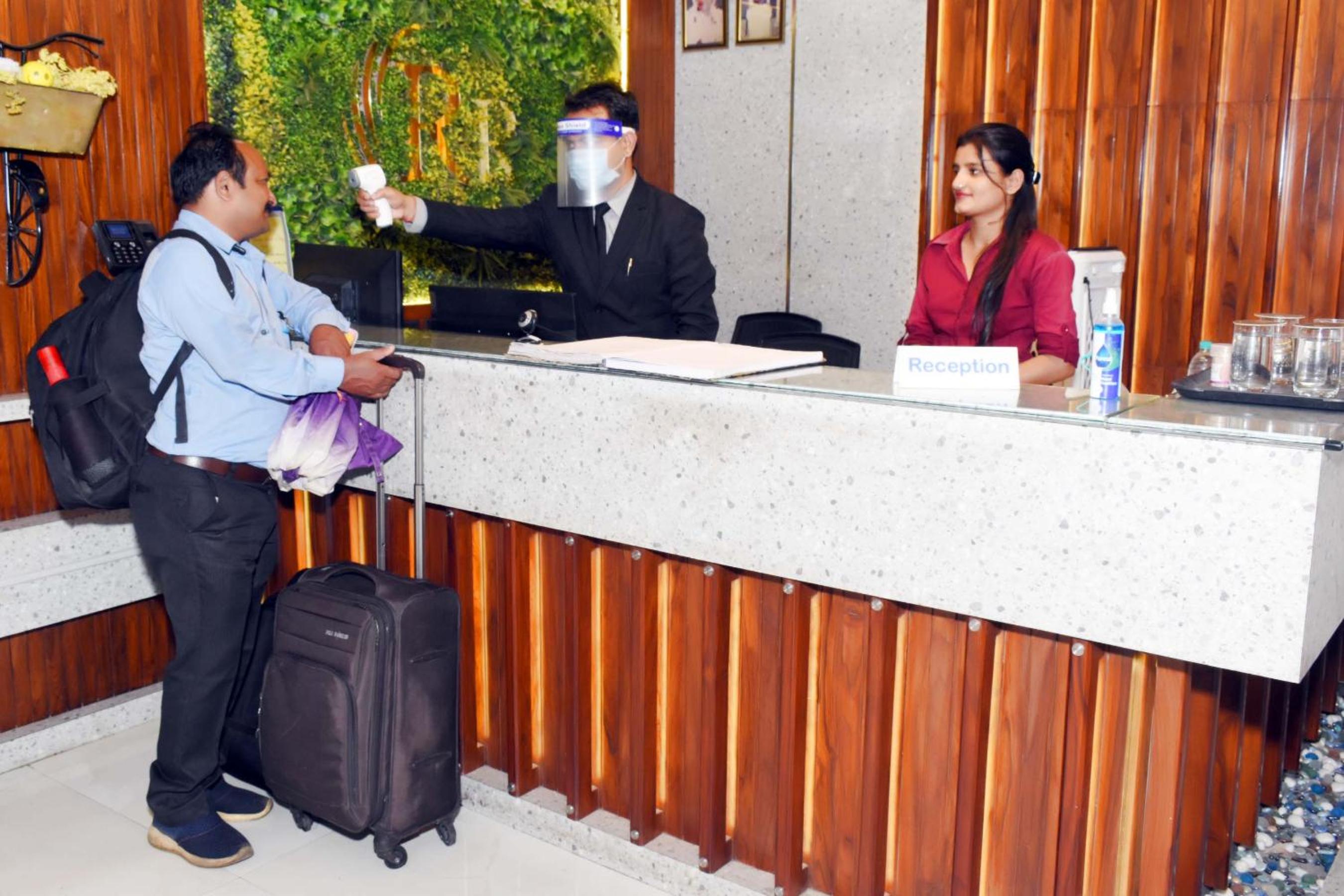 hotel reception