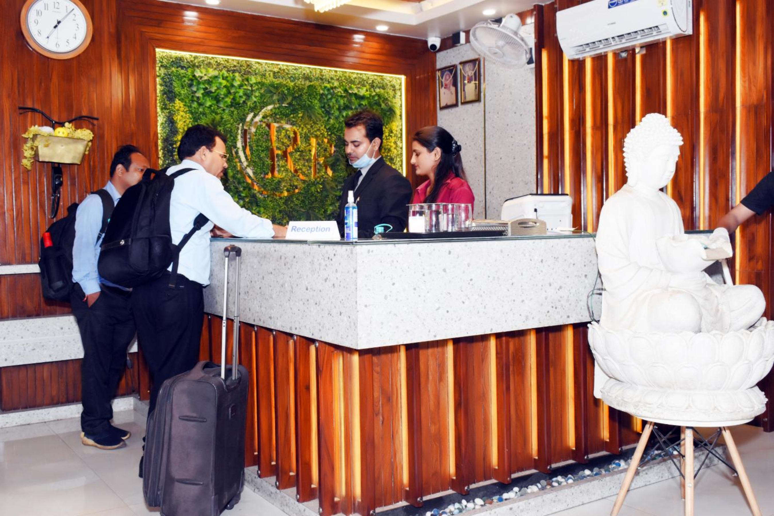 hotel reception