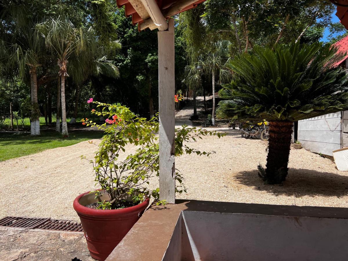 outdoor BBQ area