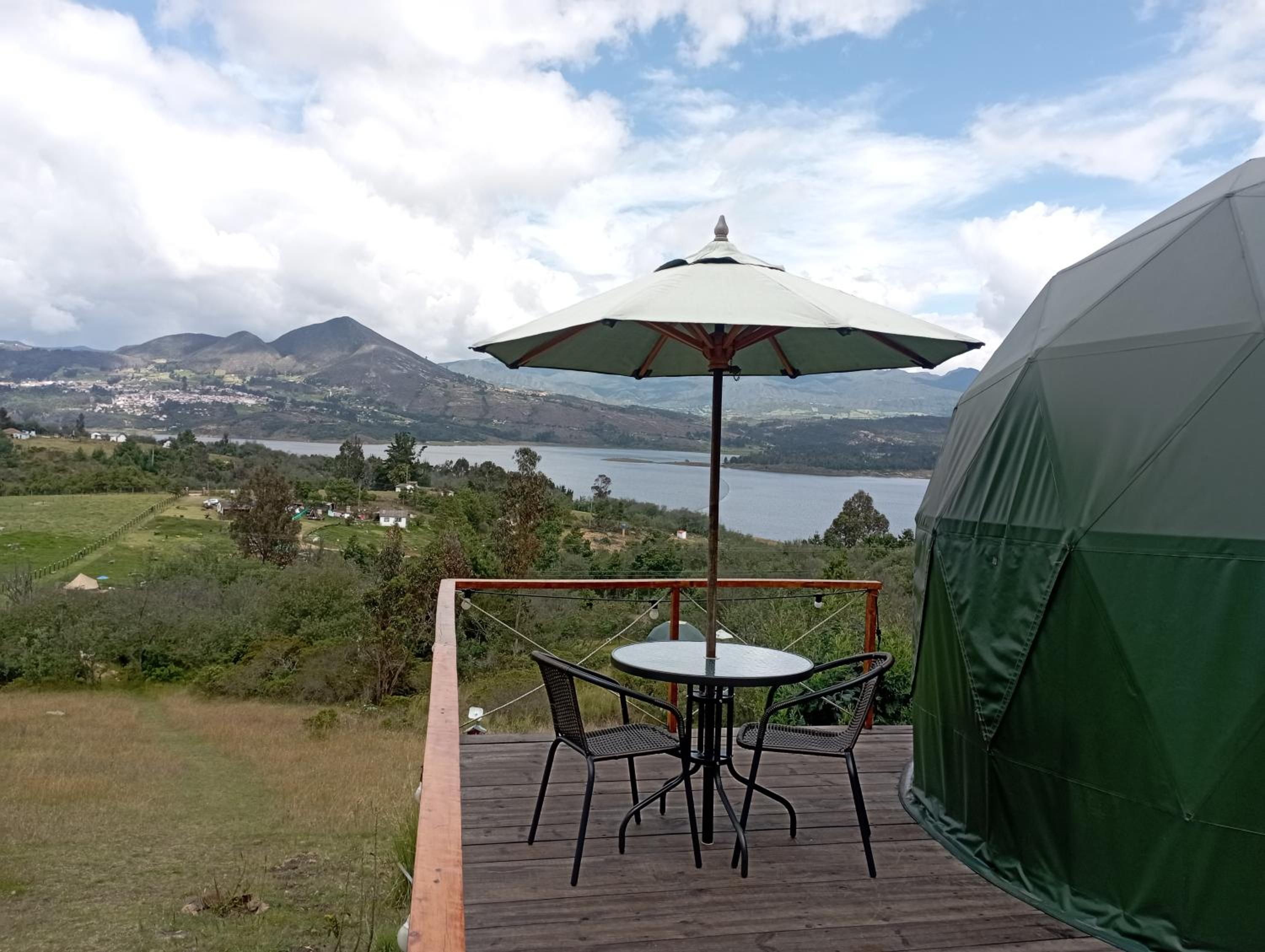Glamping El Refugio view 2
