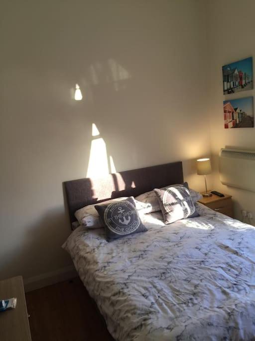 converted chapel filey floor to ceiling arch window view 4