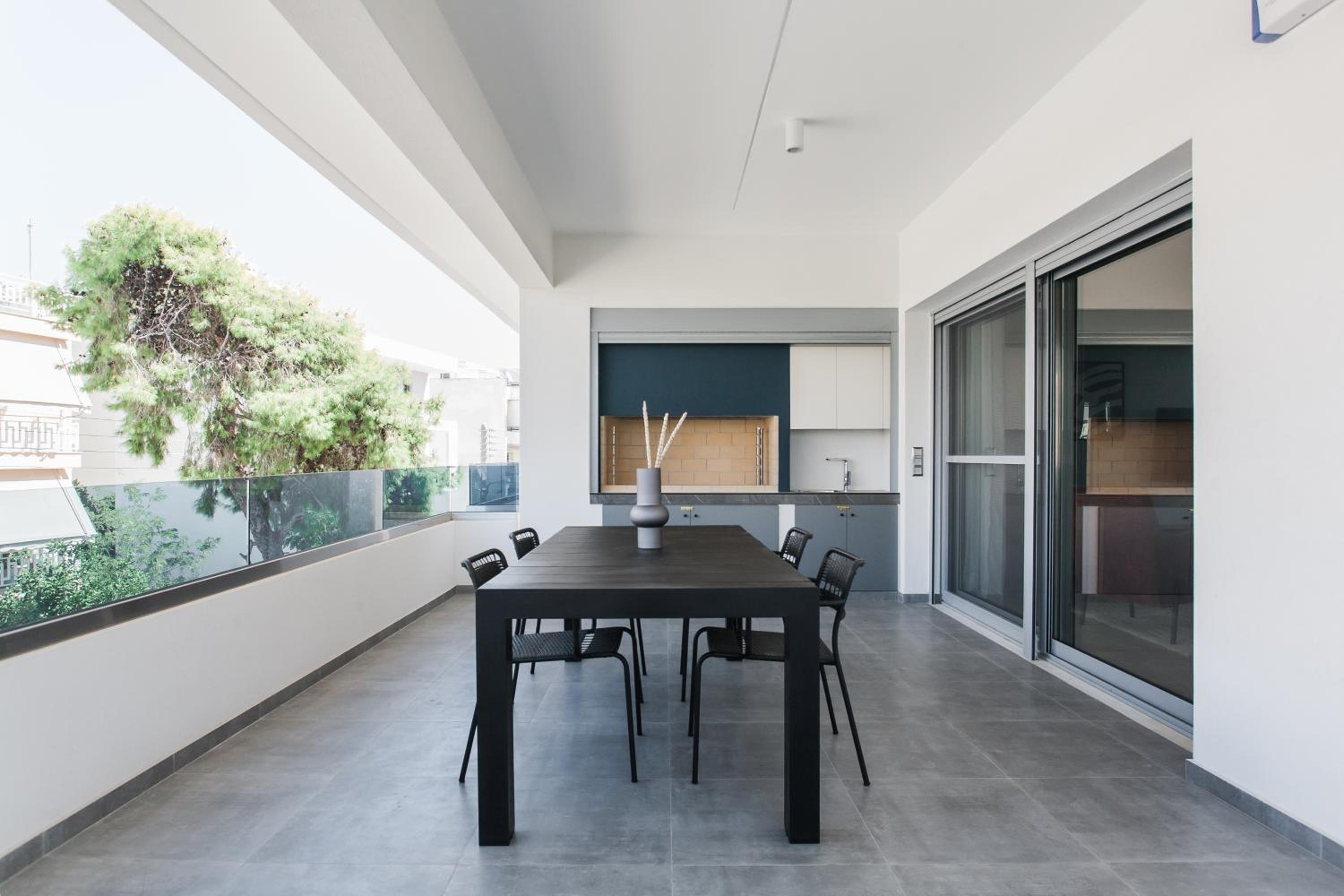 Teal Faliro House by UPSTREET