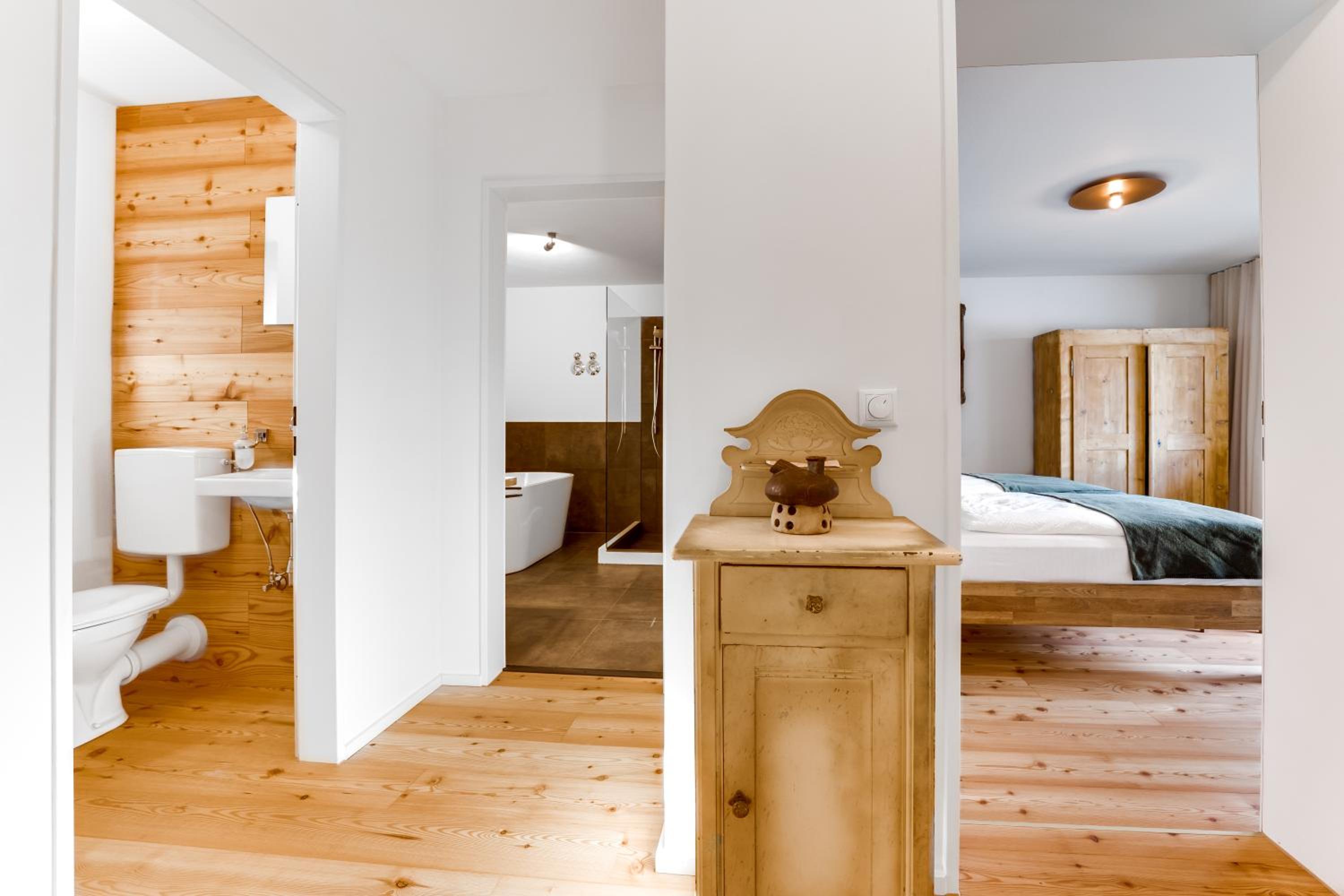 Boutique Ferienwohnung mit Kamin und Bergblick