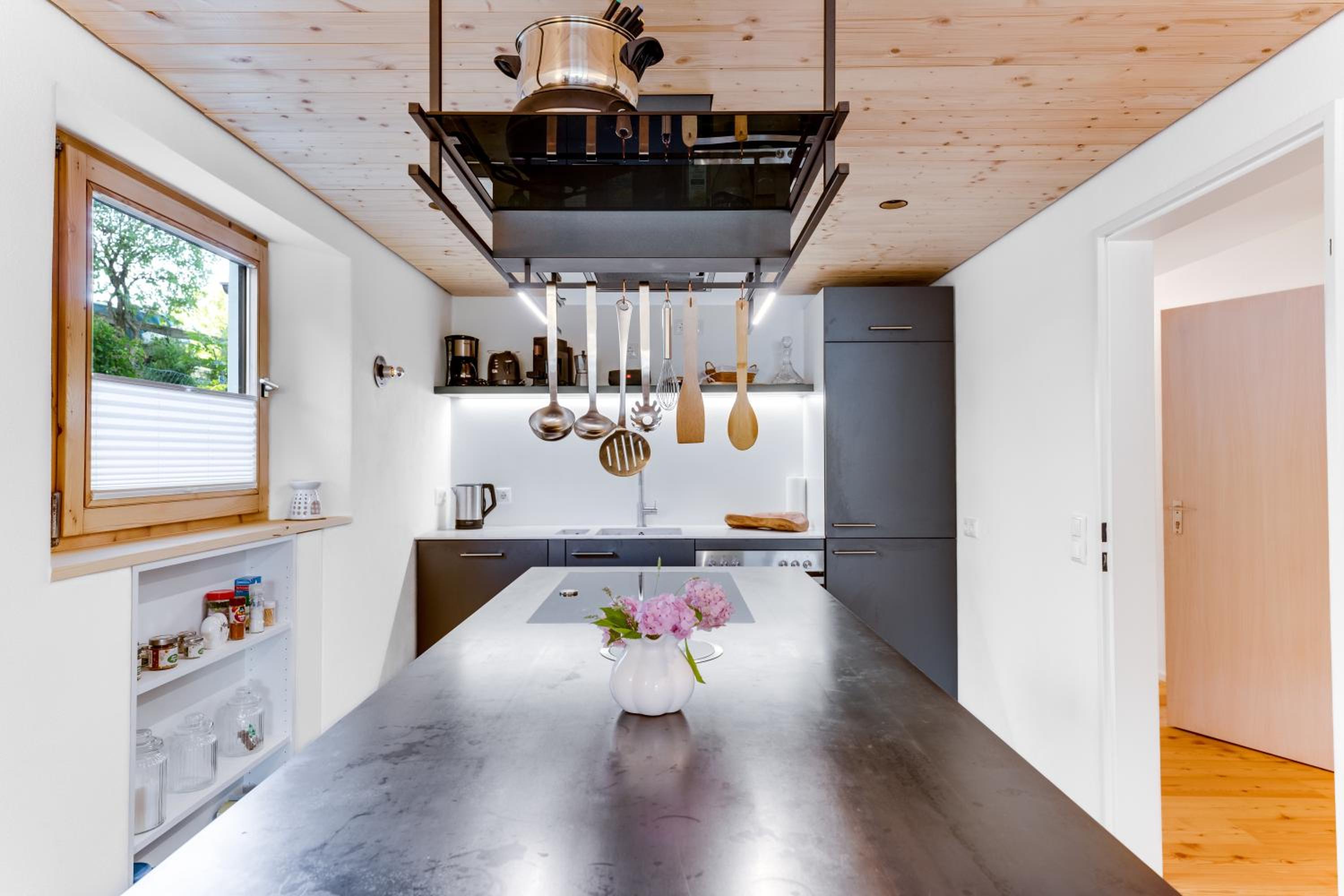 Boutique Ferienwohnung mit Kamin und Bergblick