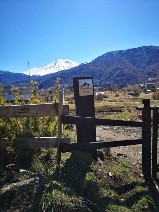 Confortable refugio de monataña con vista al Volcan