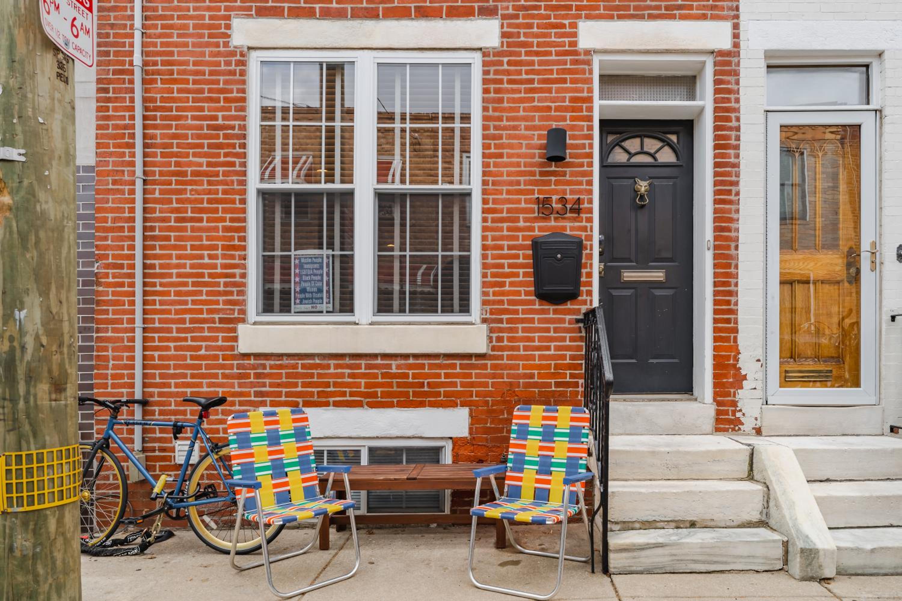 Bedroom in thoughtfully decorated East Passyunk home (South Philadelphia) view 5