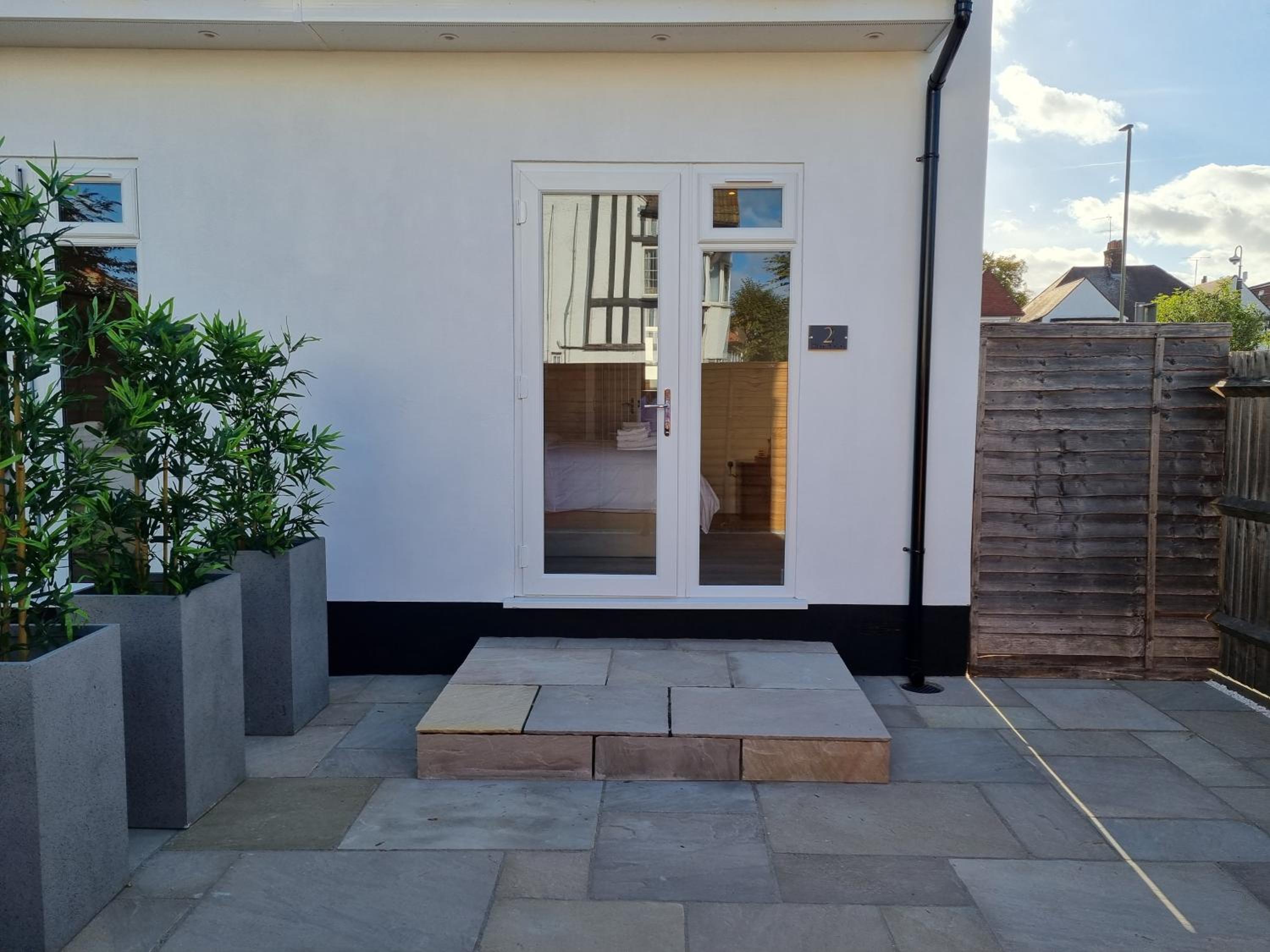 outdoor bbq area