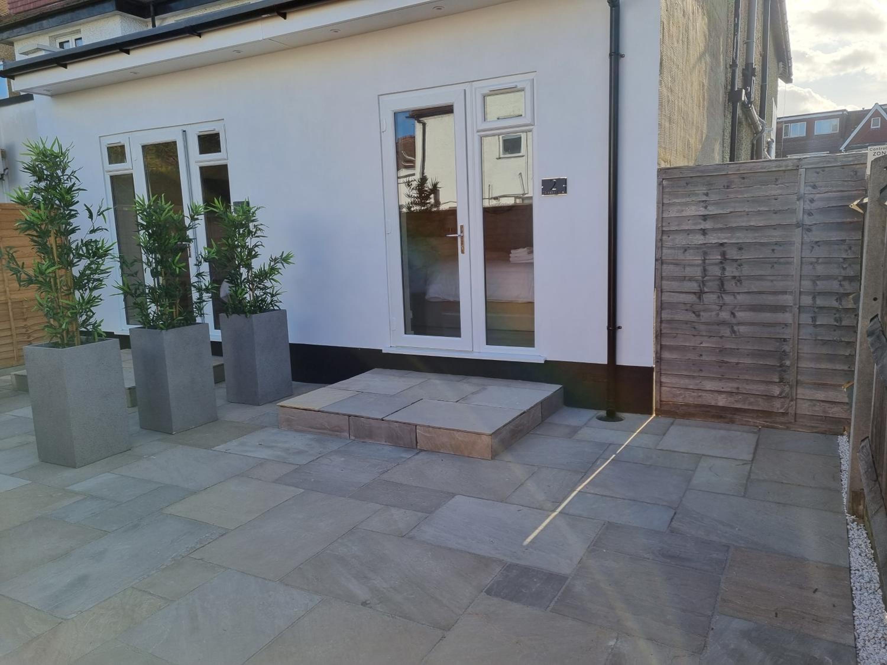 outdoor bbq area