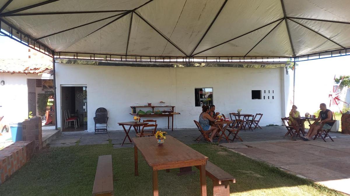outdoor BBQ area