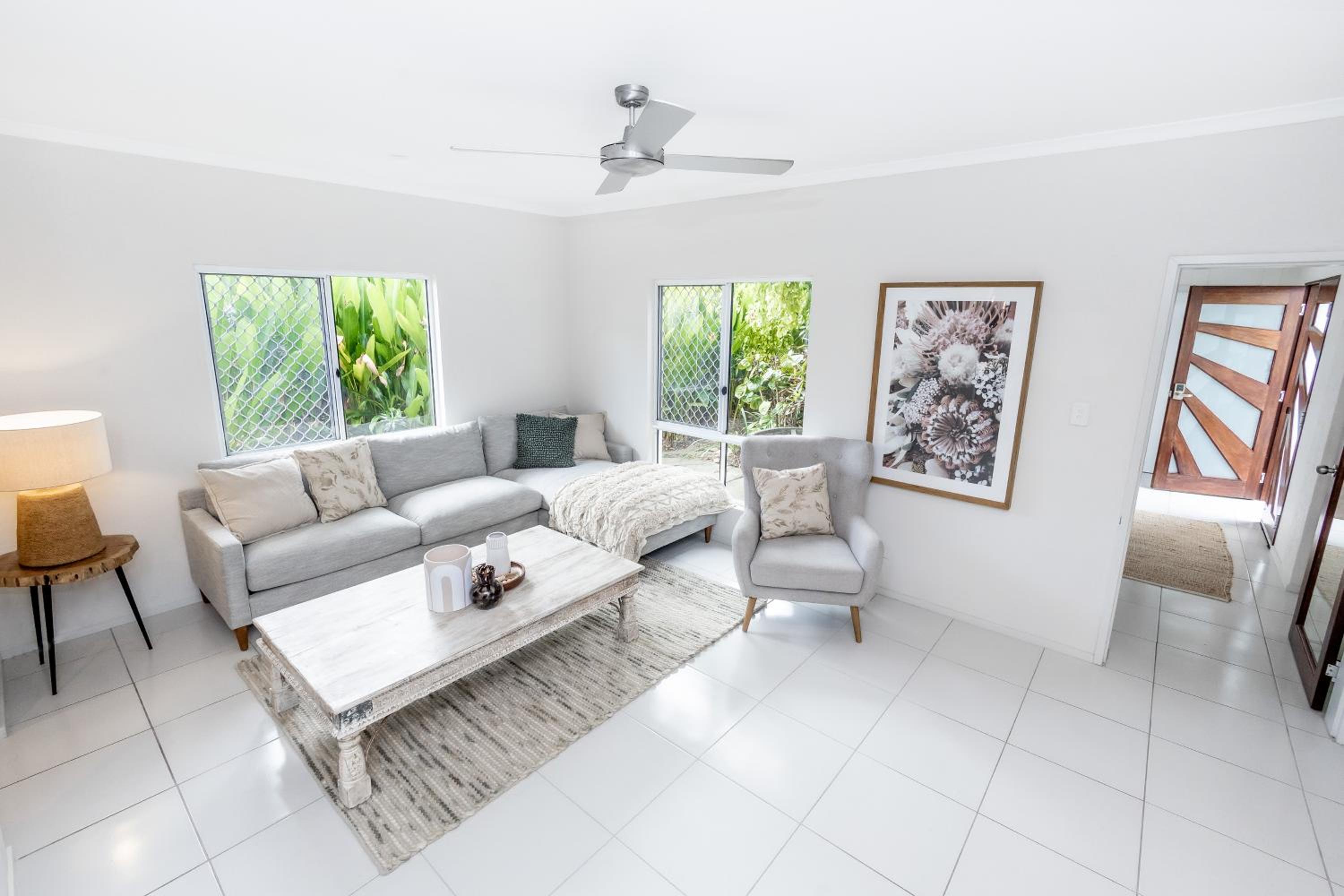 Mango Wood Villa Tropical Coastal living view 2