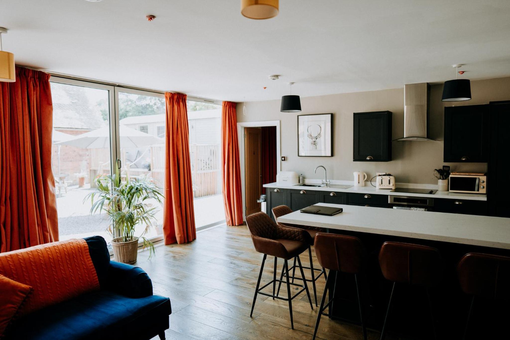 The Stables Apartment at Cefn Tilla Court, Usk view 2