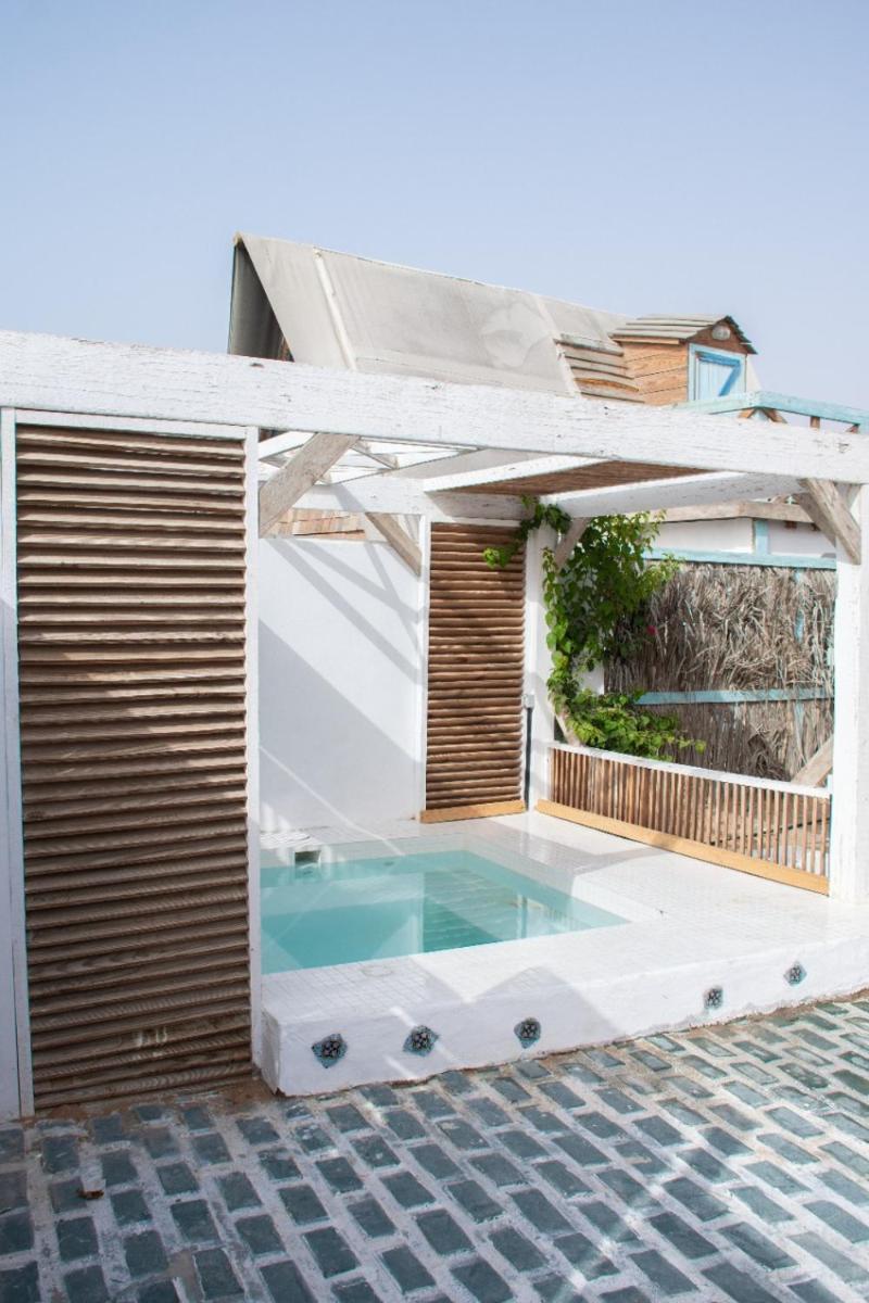 outdoor BBQ area