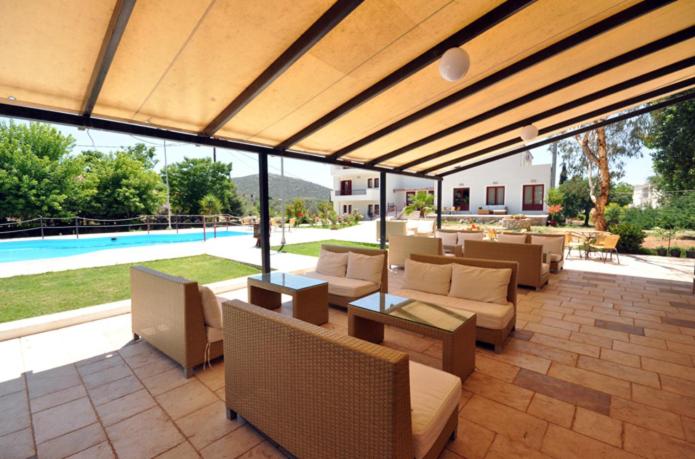 outdoor BBQ area