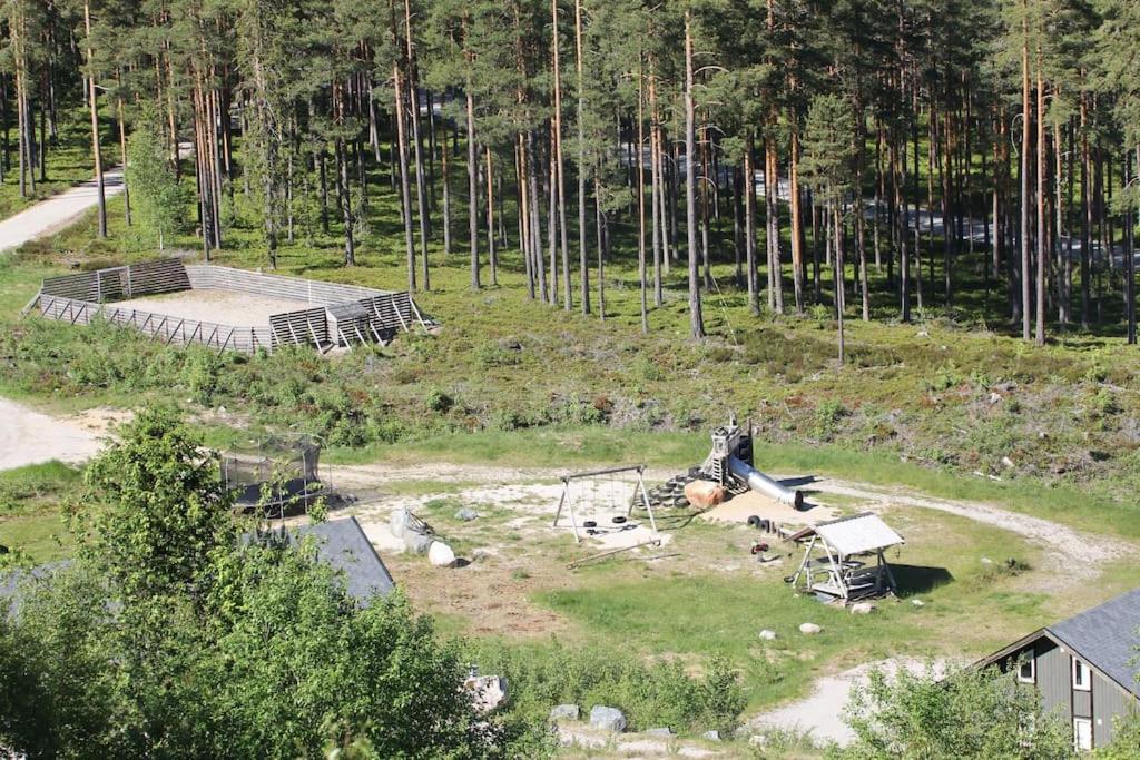 Modern cabin with panoramic view of the Nisser See