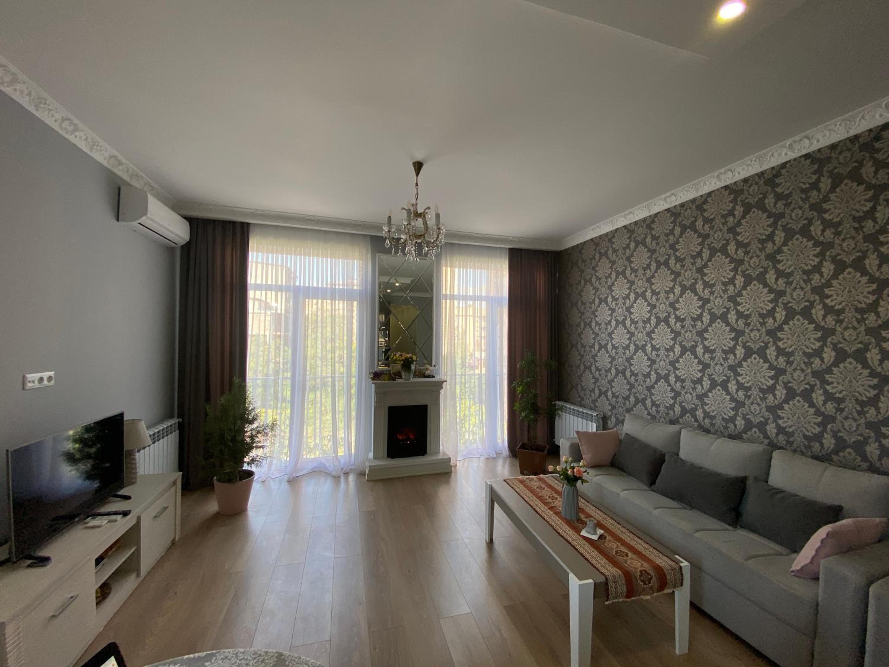 Pushkin street, 2 bedrooms New Euro Renovated, Modern apartment PU524