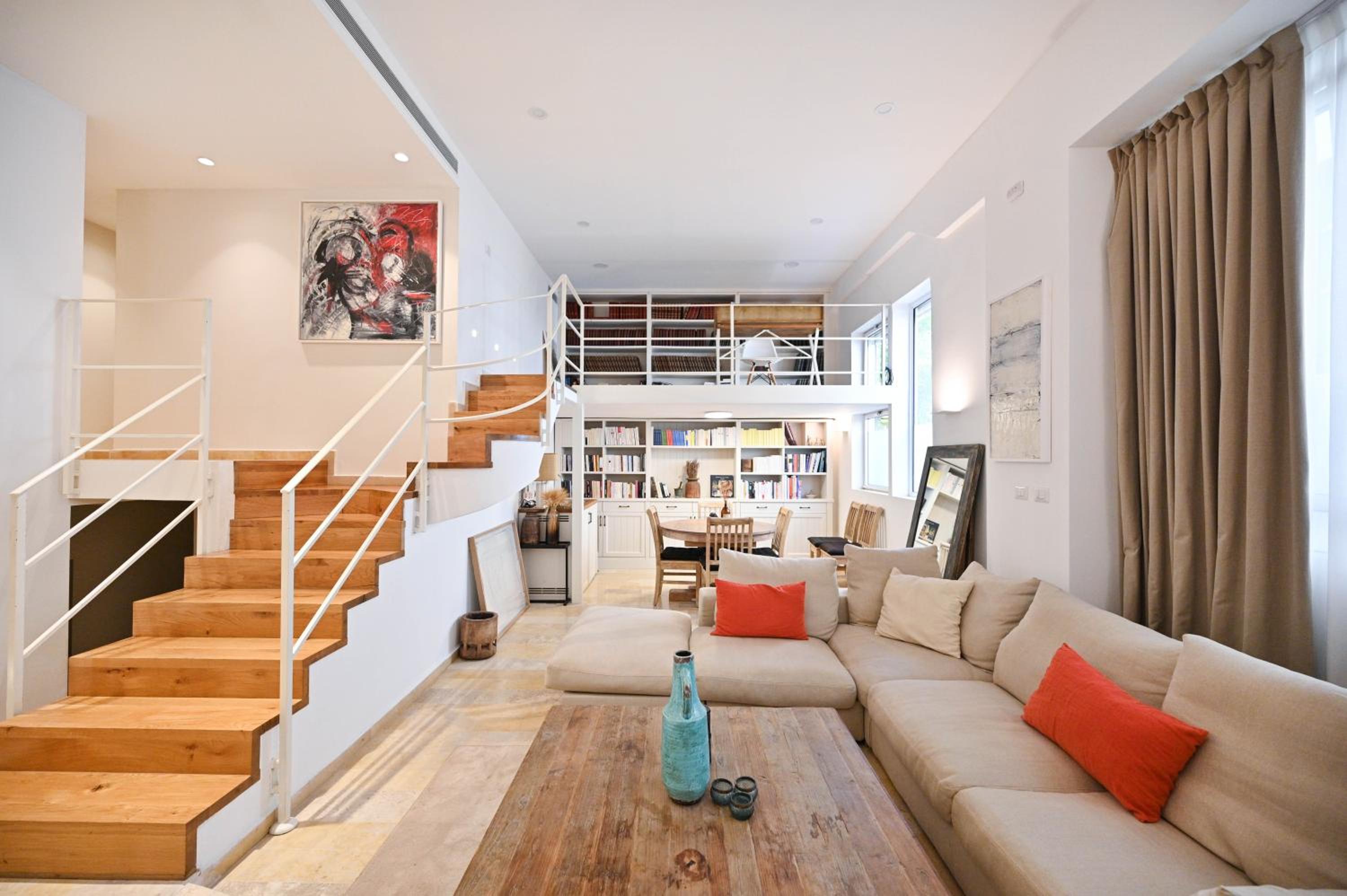 The 3BR Library in Neve Tsedek by HolyGuest view 3