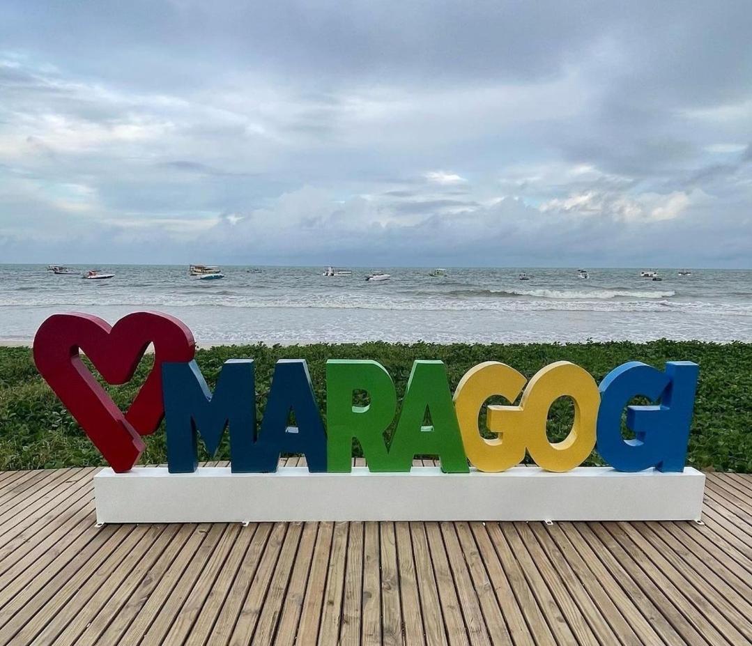 Casa à beira mar de Maragogi com 4 quartos, 4 banheiros e Área Verde