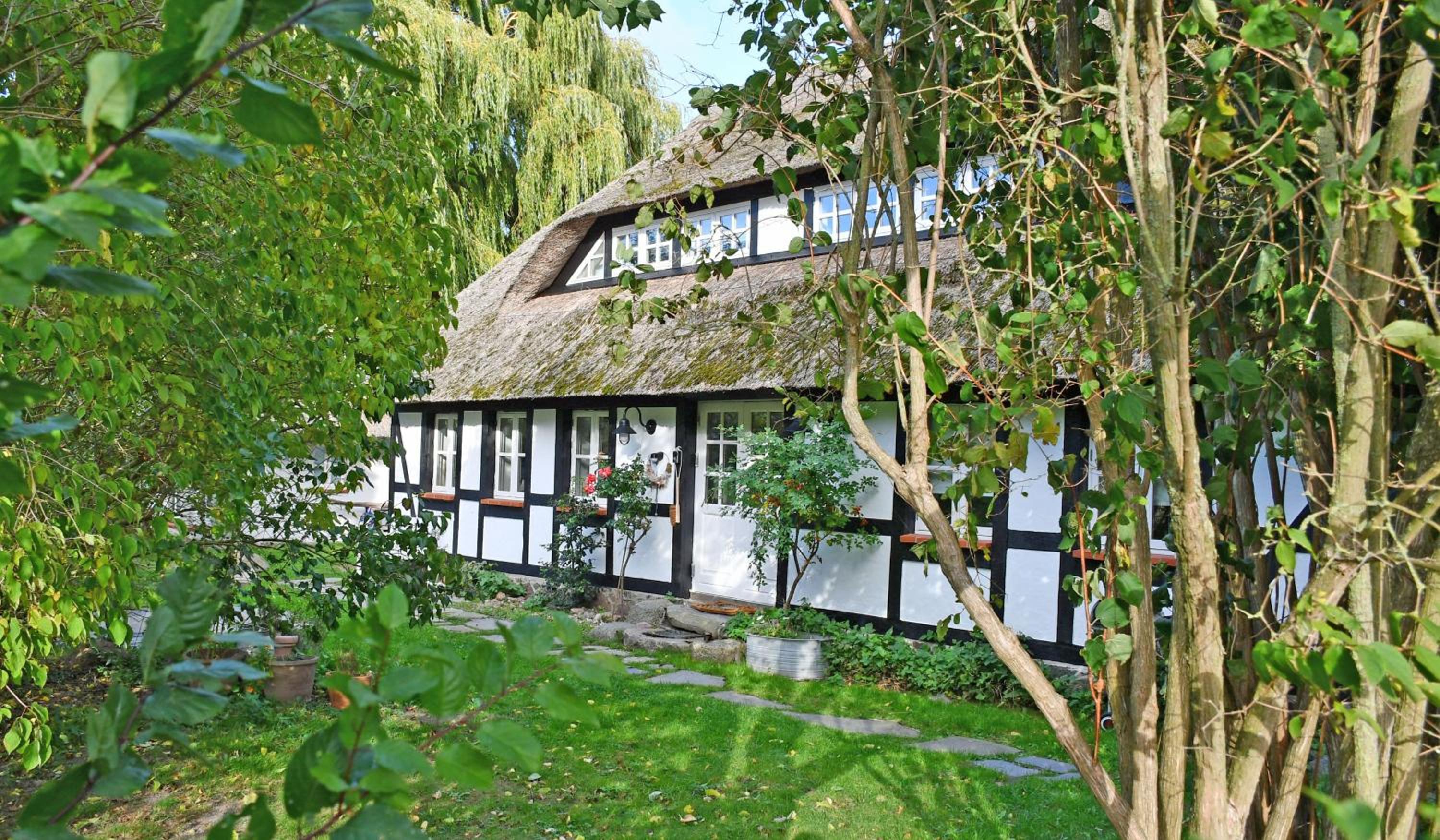 NEU angeboten Mönchguter Ferienhaus u Reetdach mit Kamin