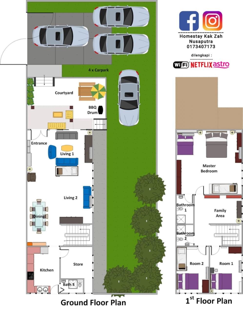 Homestay Kak Zah Nusaputra 4Room at Puchong Cyberjaya Putrajaya SplashMania photo 2