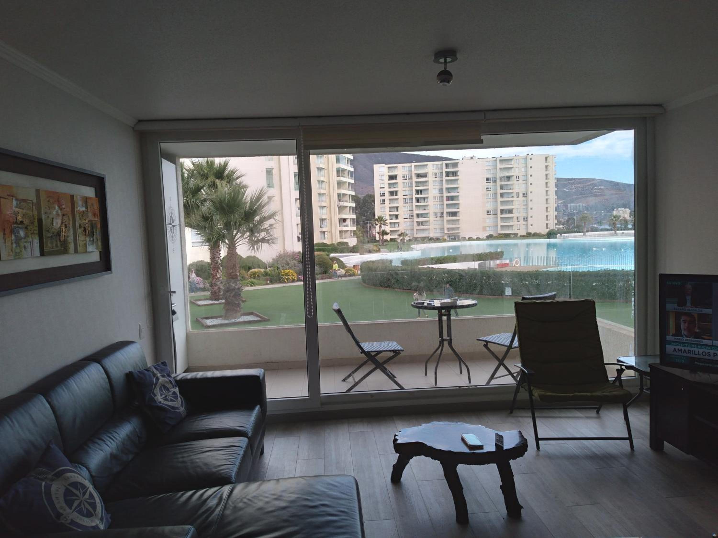 Departamento en la playa en la laguna de cristal