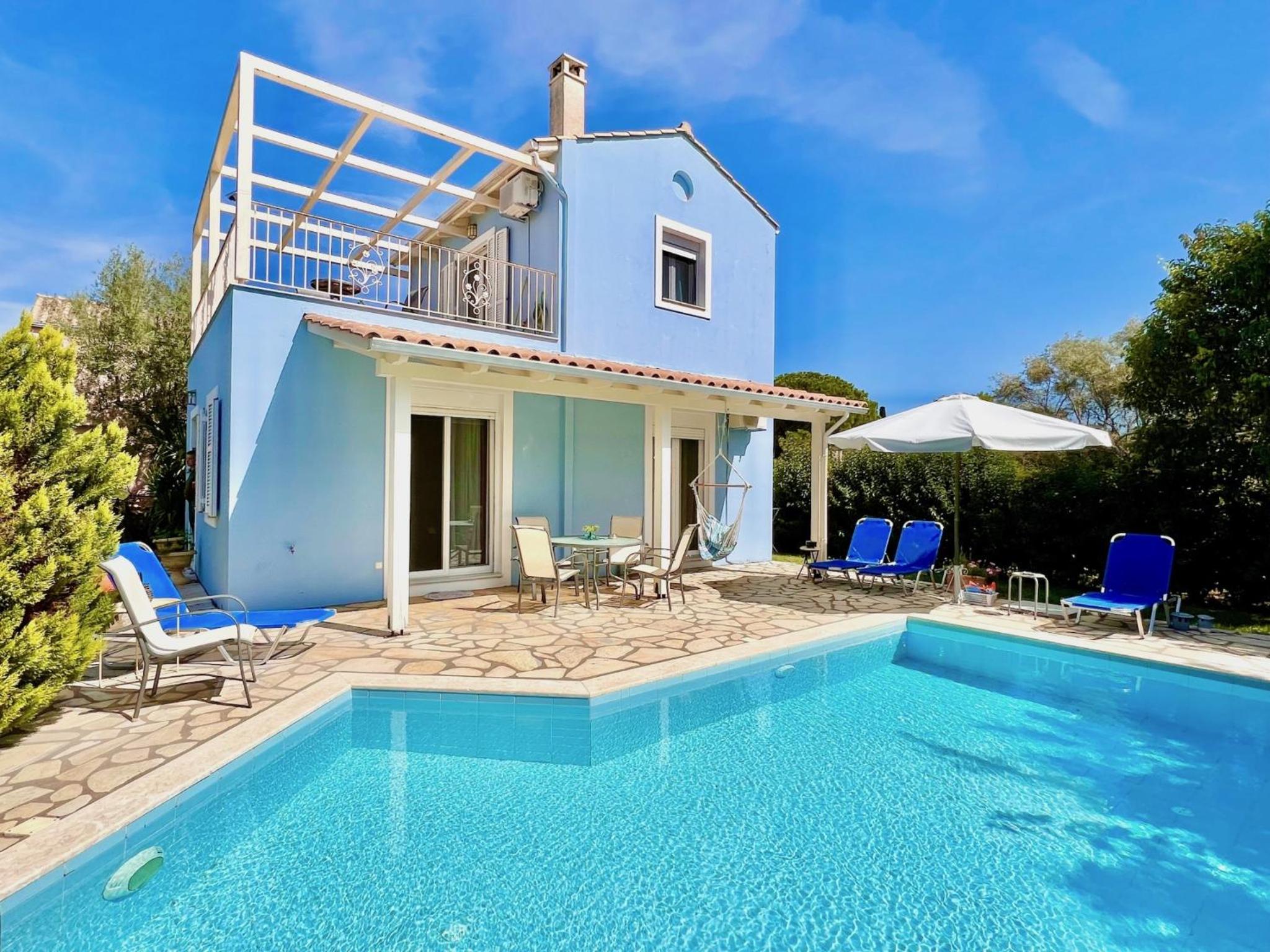 Beach Villa Iolis with private pool by DadoVillas view 4