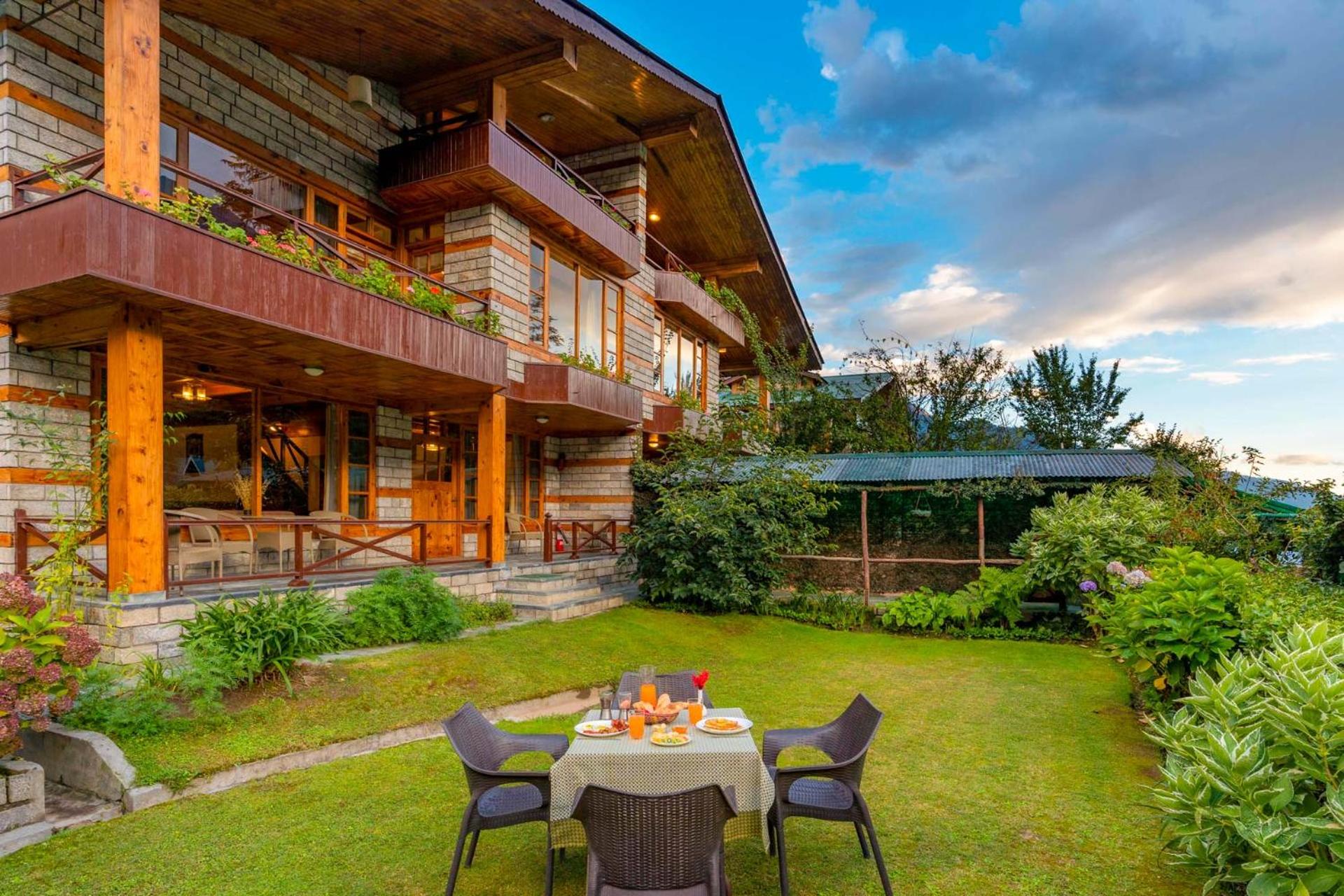 StayVista at Himalayan Retreat Luxury stay in Manali with Bonfire, BBQ and Mountain views view 5