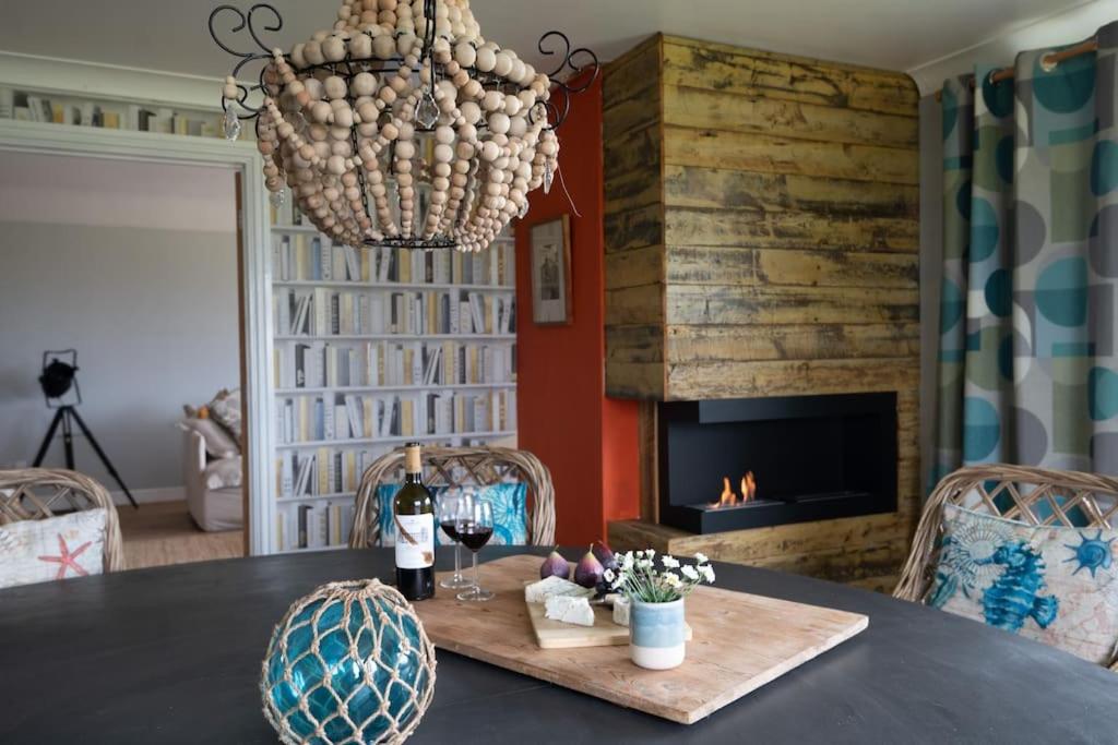 Funky, family-friendly five bed beach house on cliff looking over Tenby, Pendine, Pembrokeshire view 3